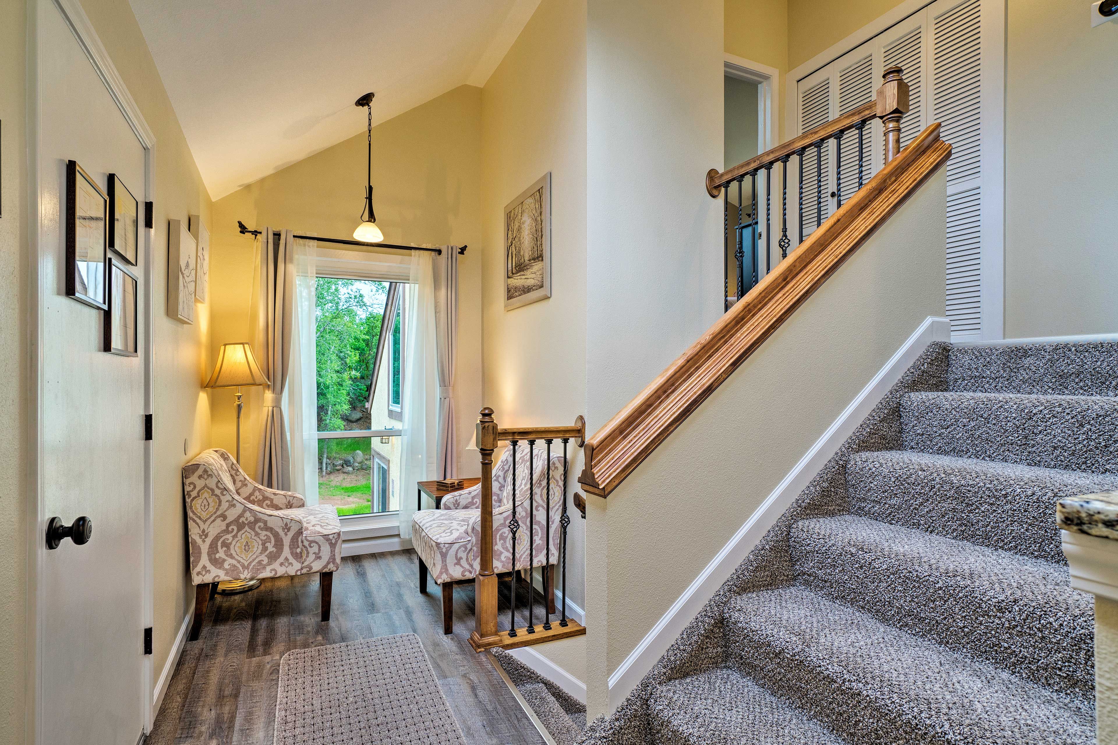 Sitting Area | Interior Stairs