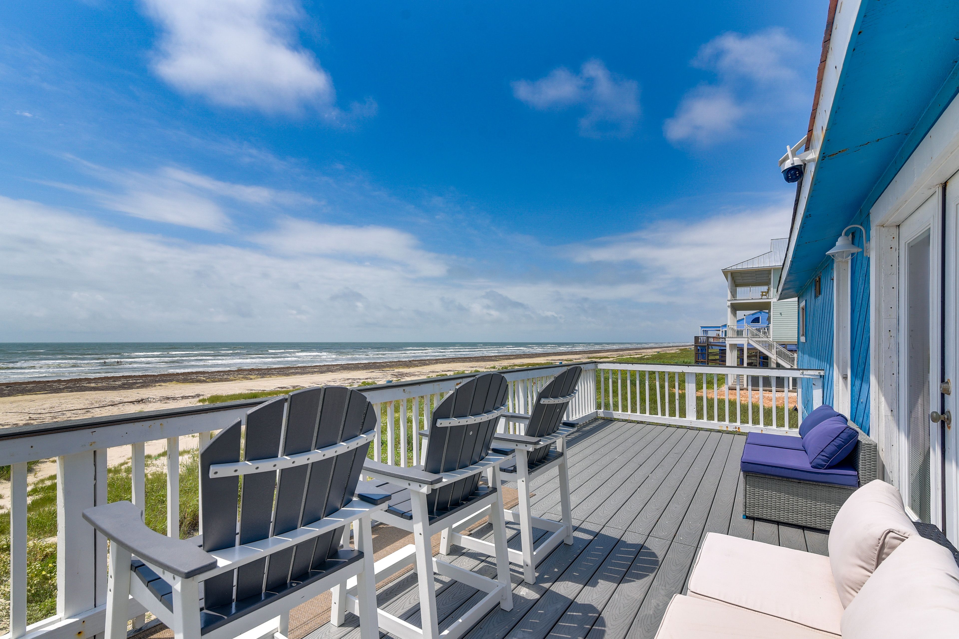 Deck | Unobstructed Ocean Views | Beachfront Location