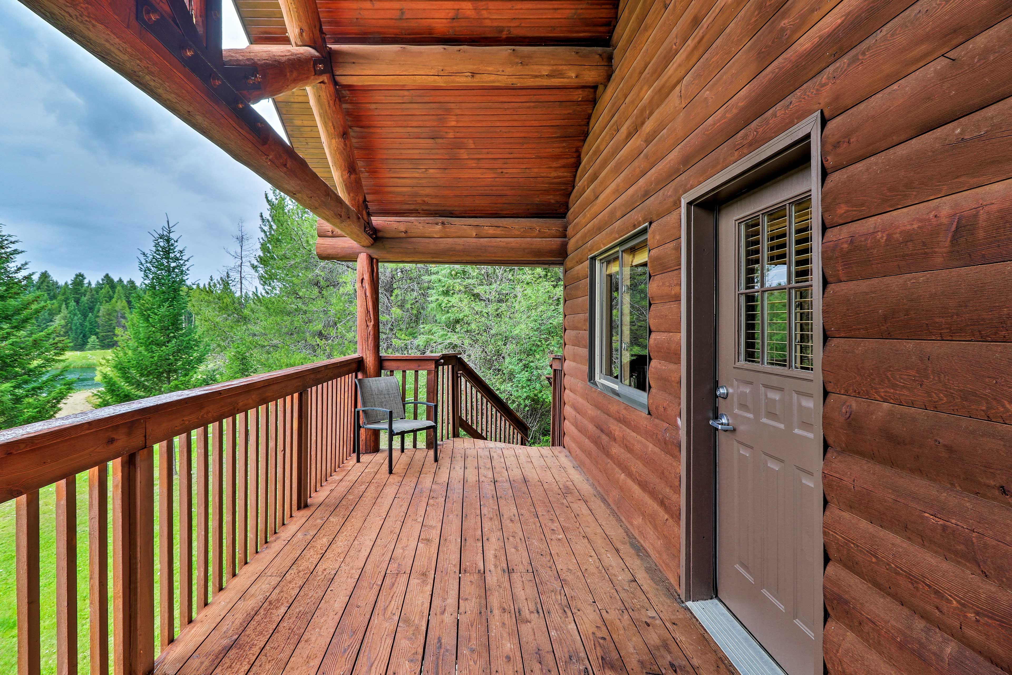 The covered deck is calling your name!