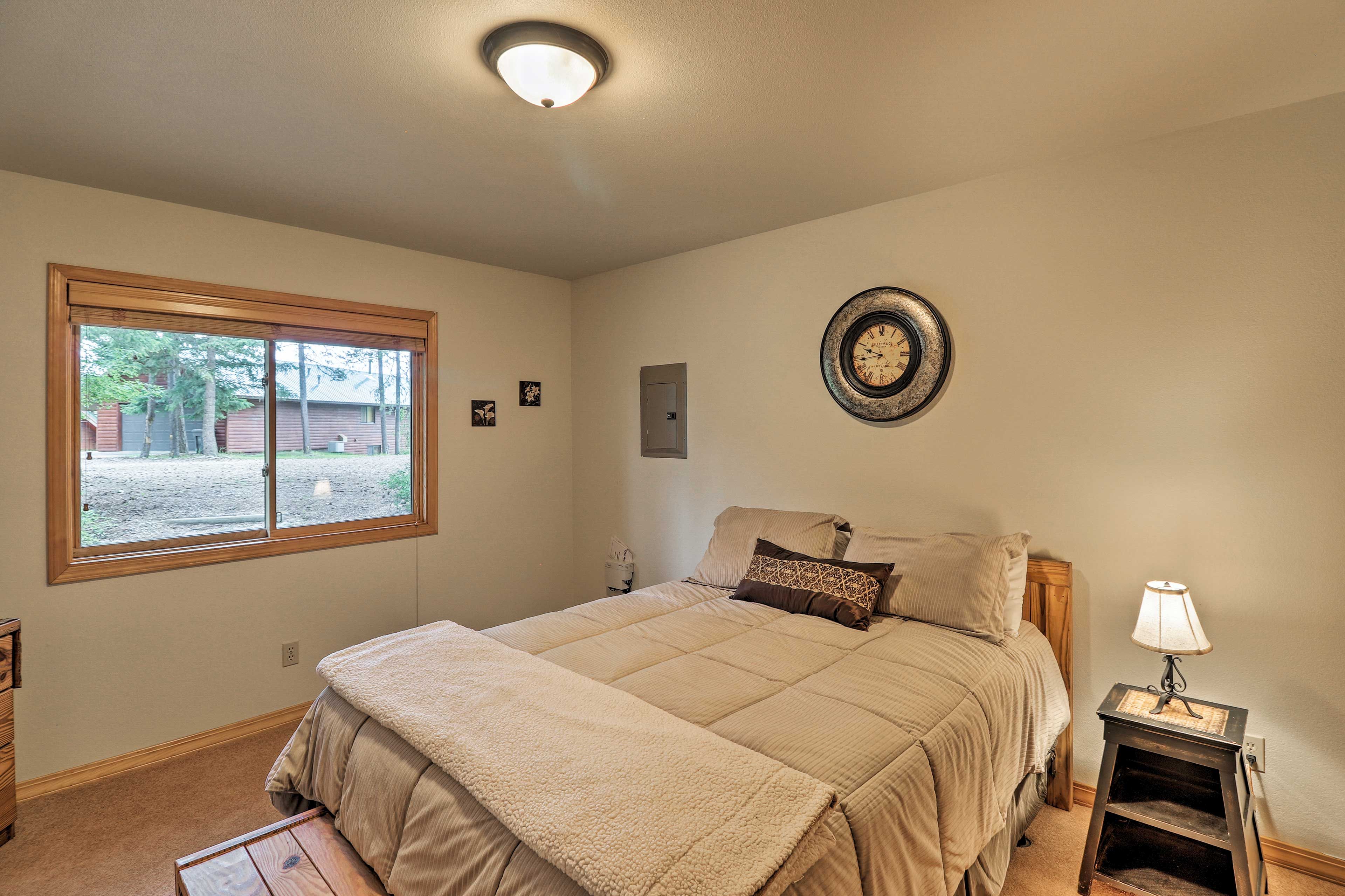 Sleep soundly in the bedroom.