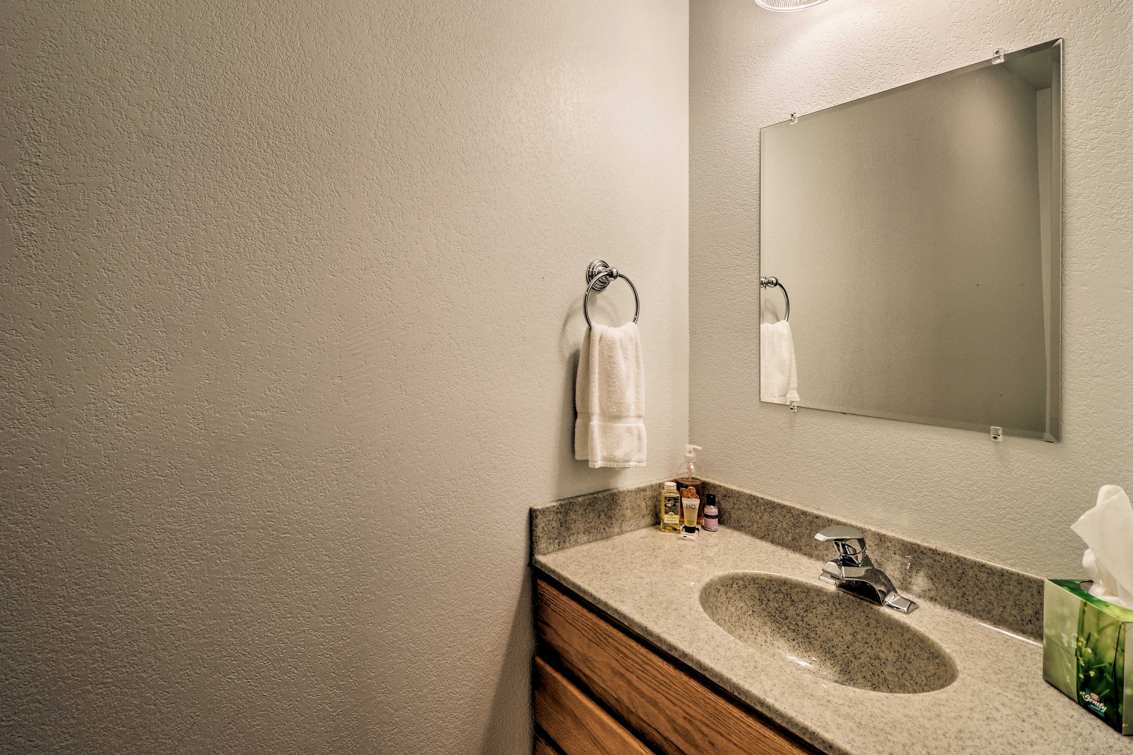 Enjoy complimentary toiletries.