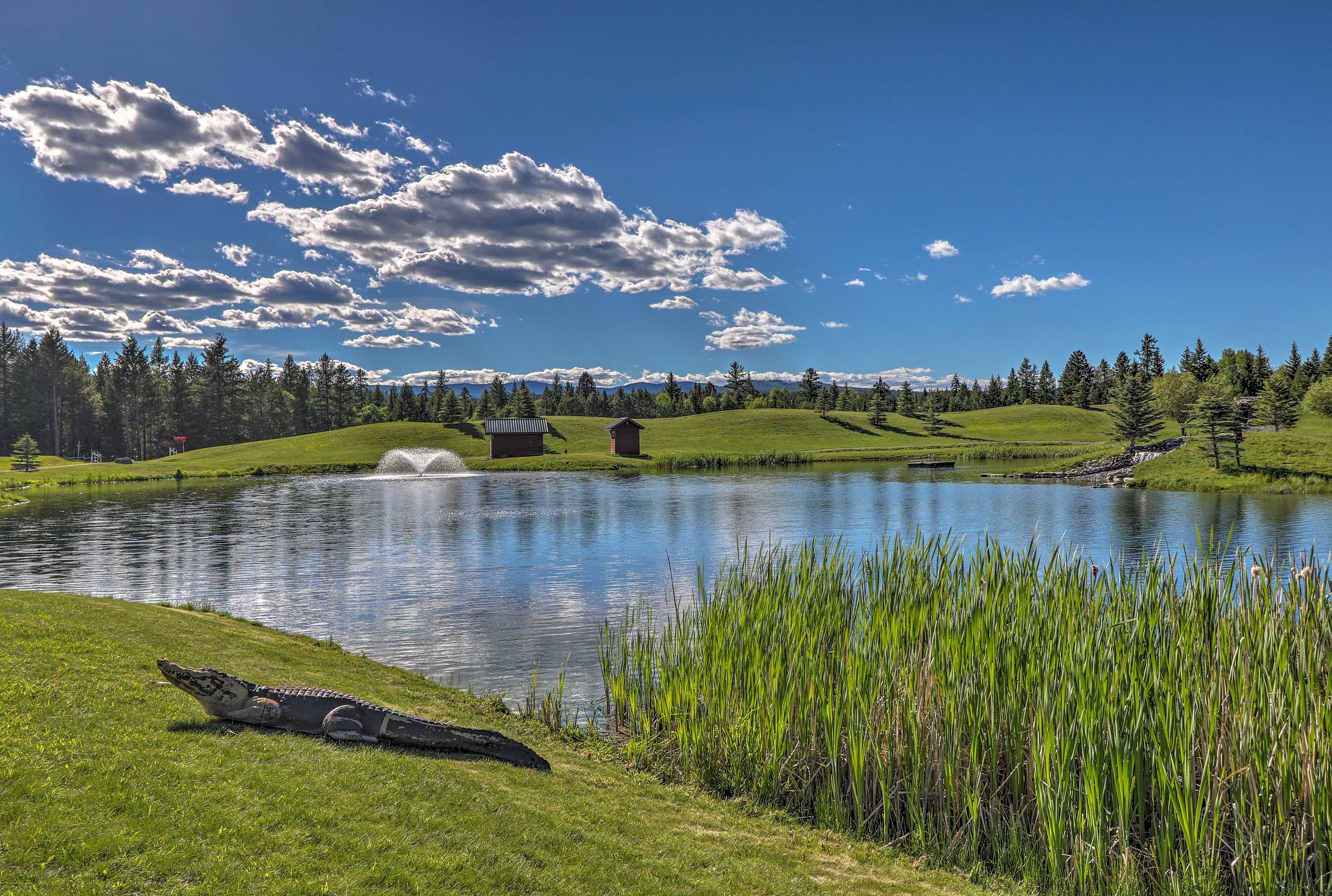 Spend a day by the lake.