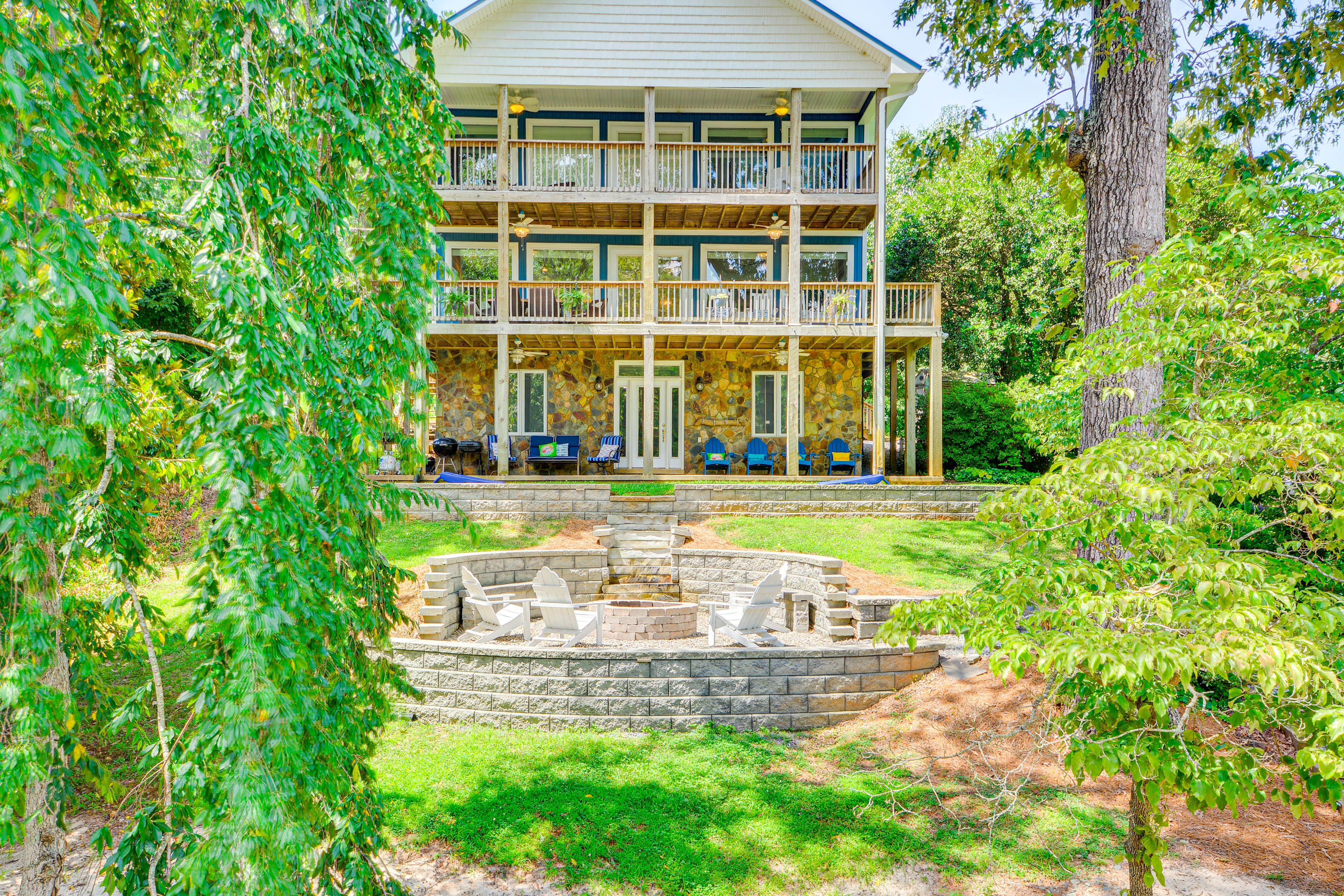 Exterior | Private Decks & Patio | 3-Story Home