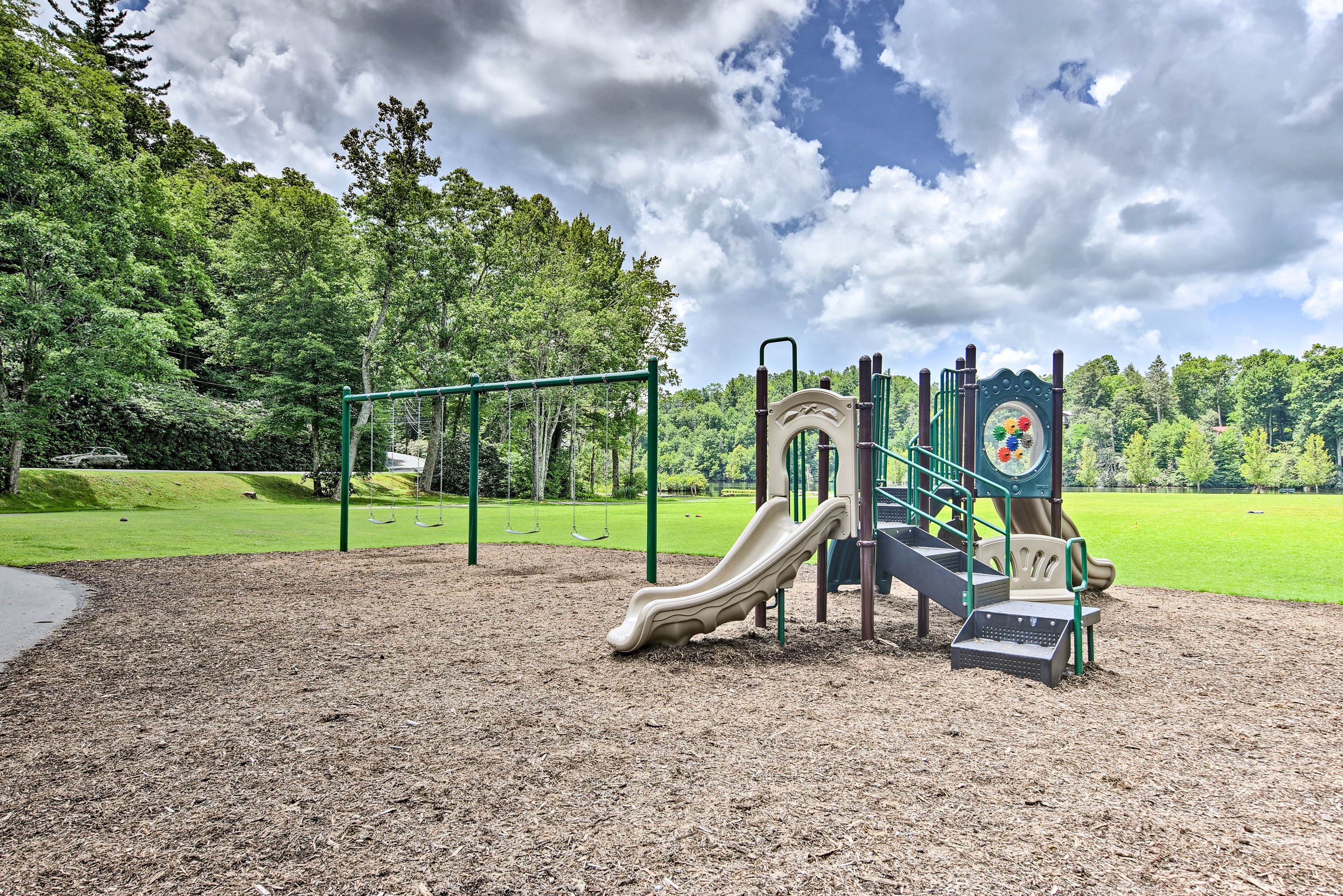Kids will love the playground.