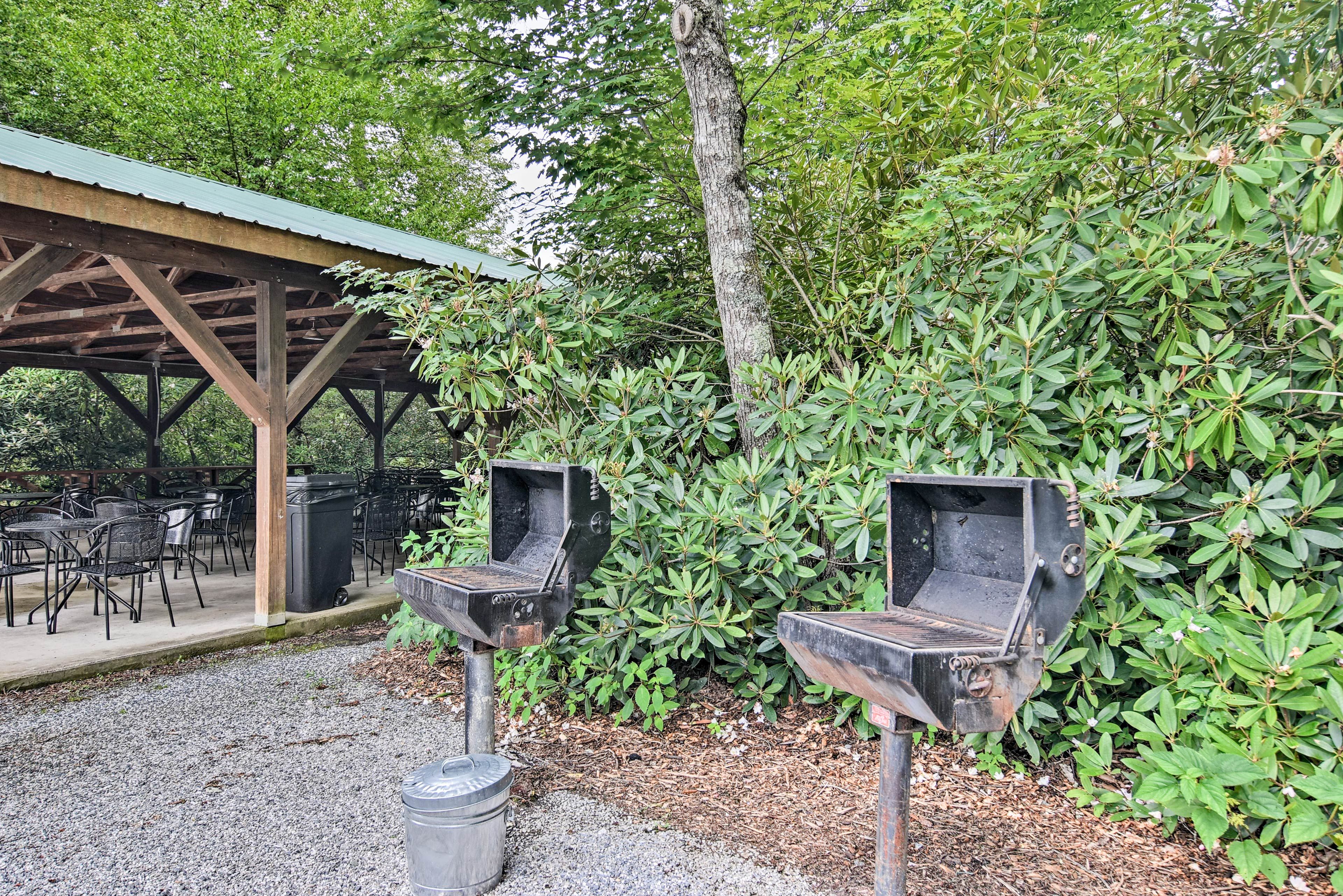 Fire up the community grills for a barbecue feast.