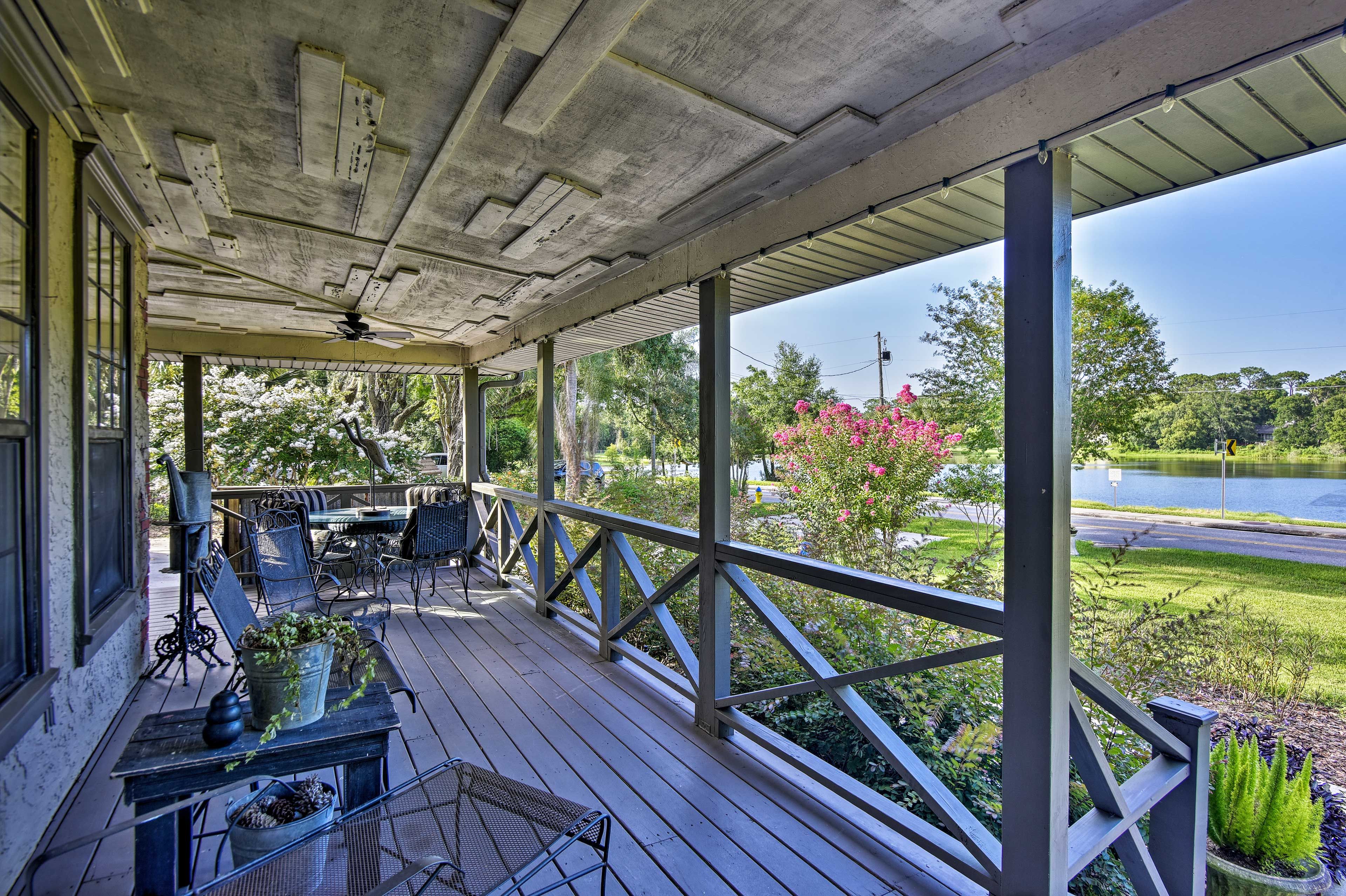 Covered Deck | Water Views