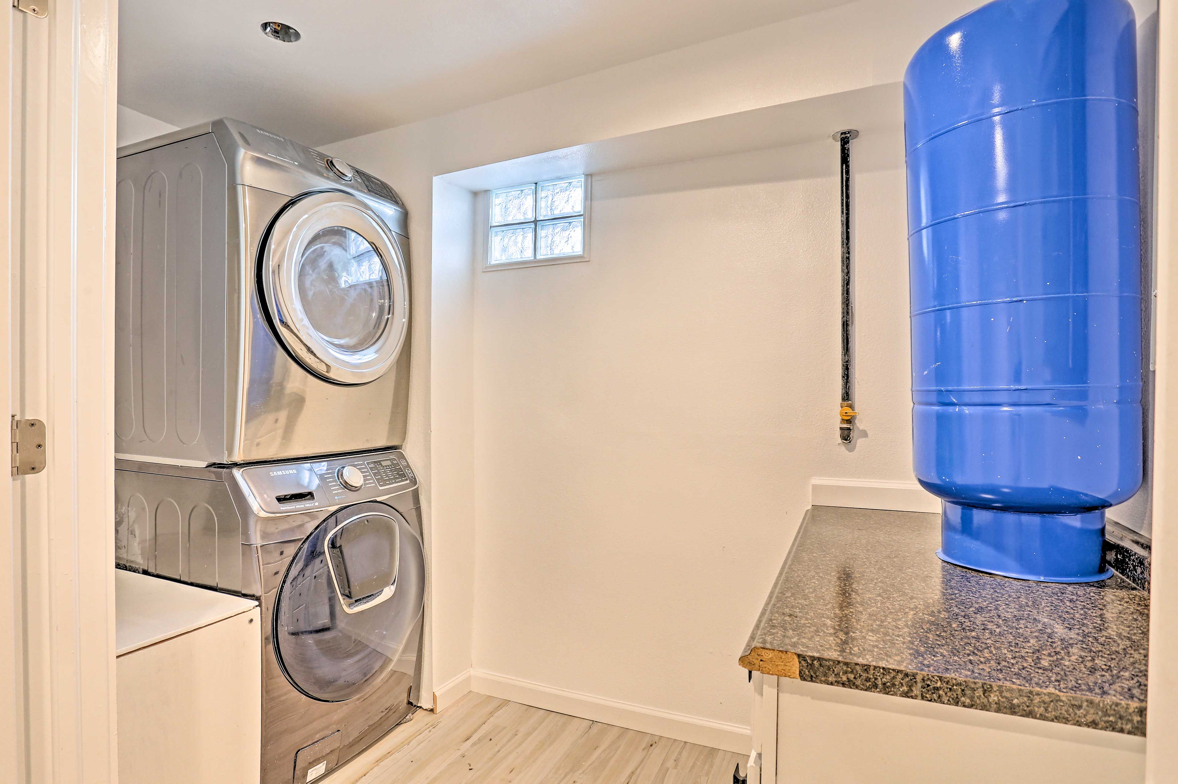 Keep up with laundry during your stay.