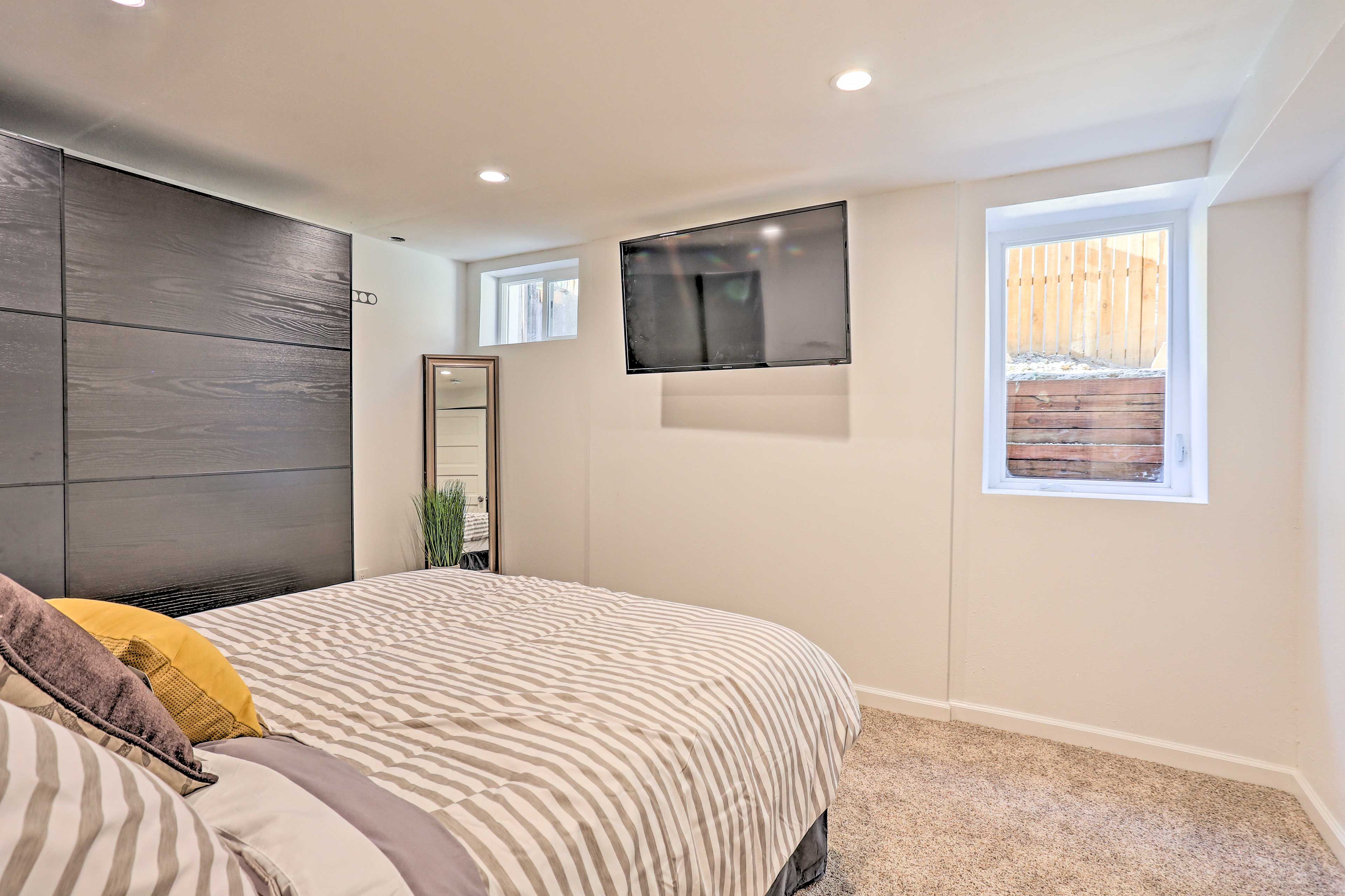 Watch movies in bedroom 2 as well!
