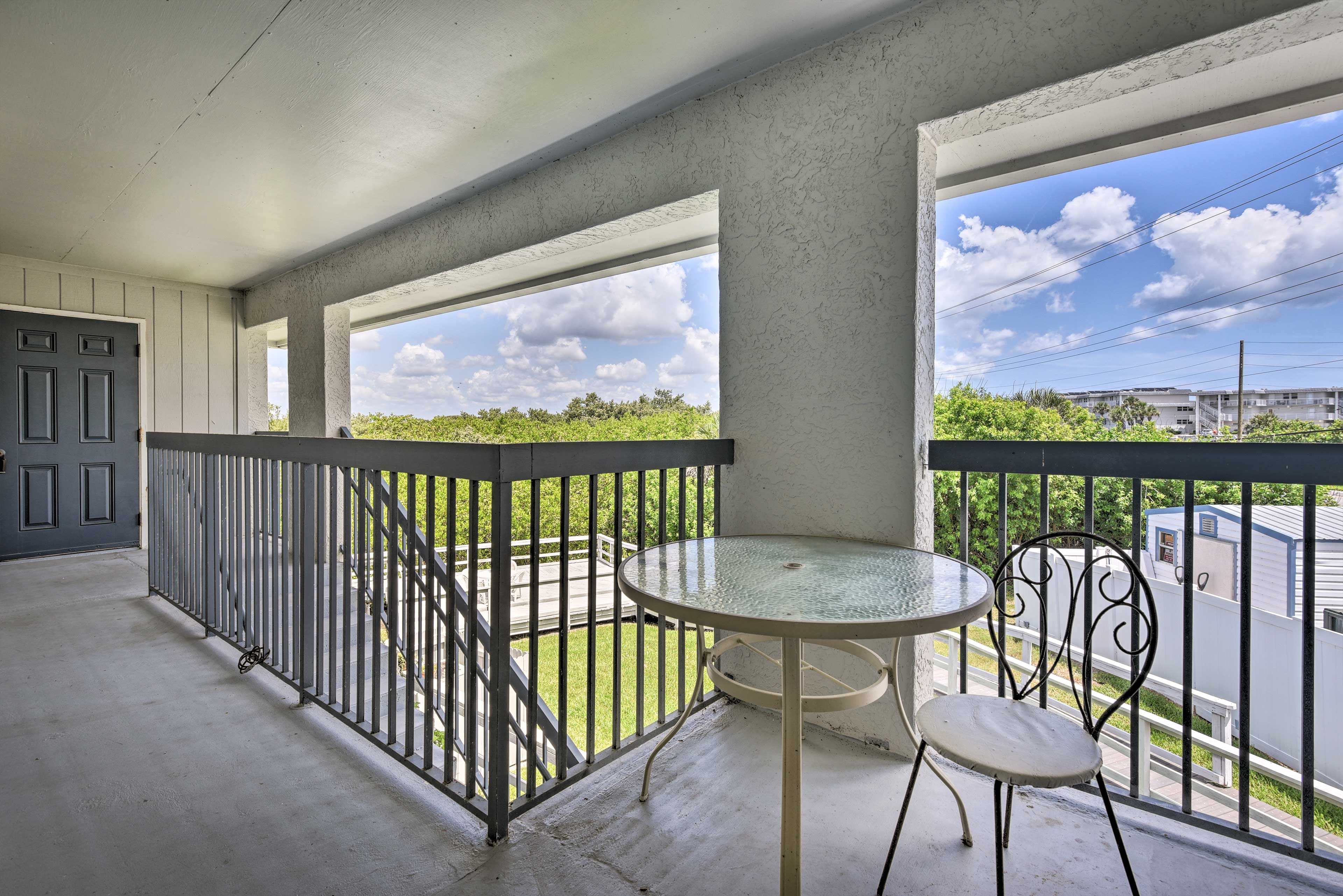 Enjoy your breakfast with a view.