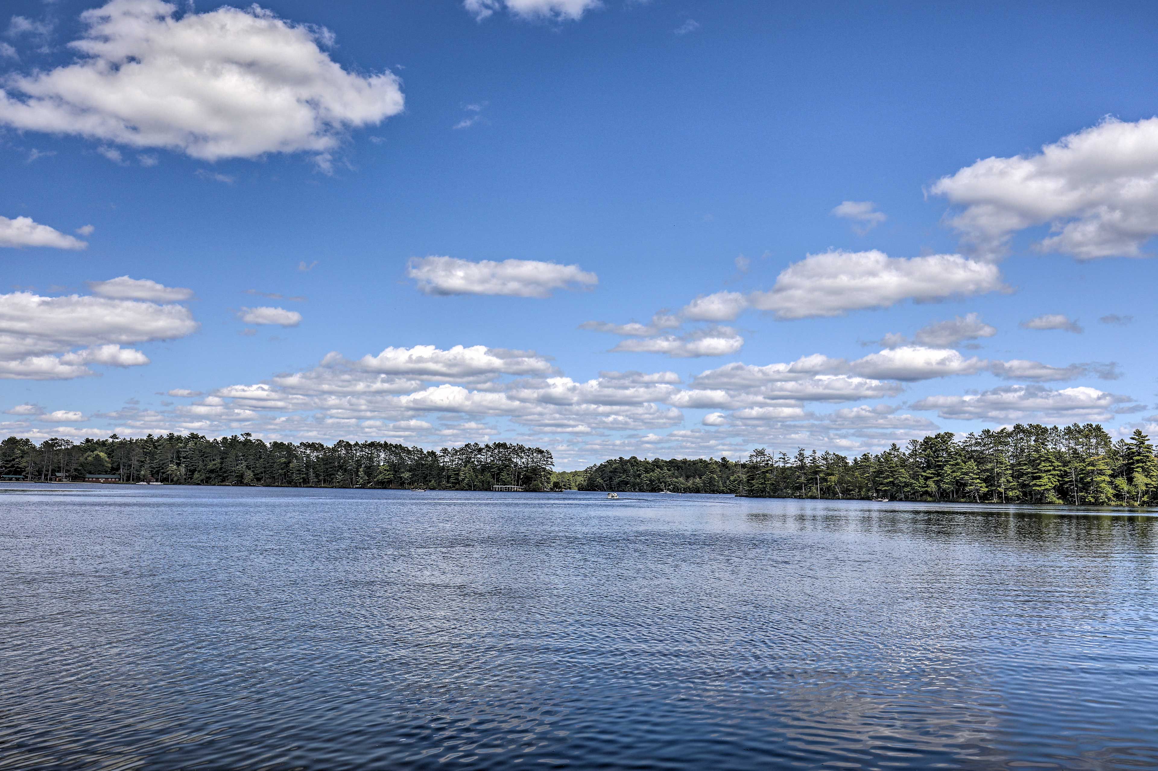 Enjoy afternoons on the water.