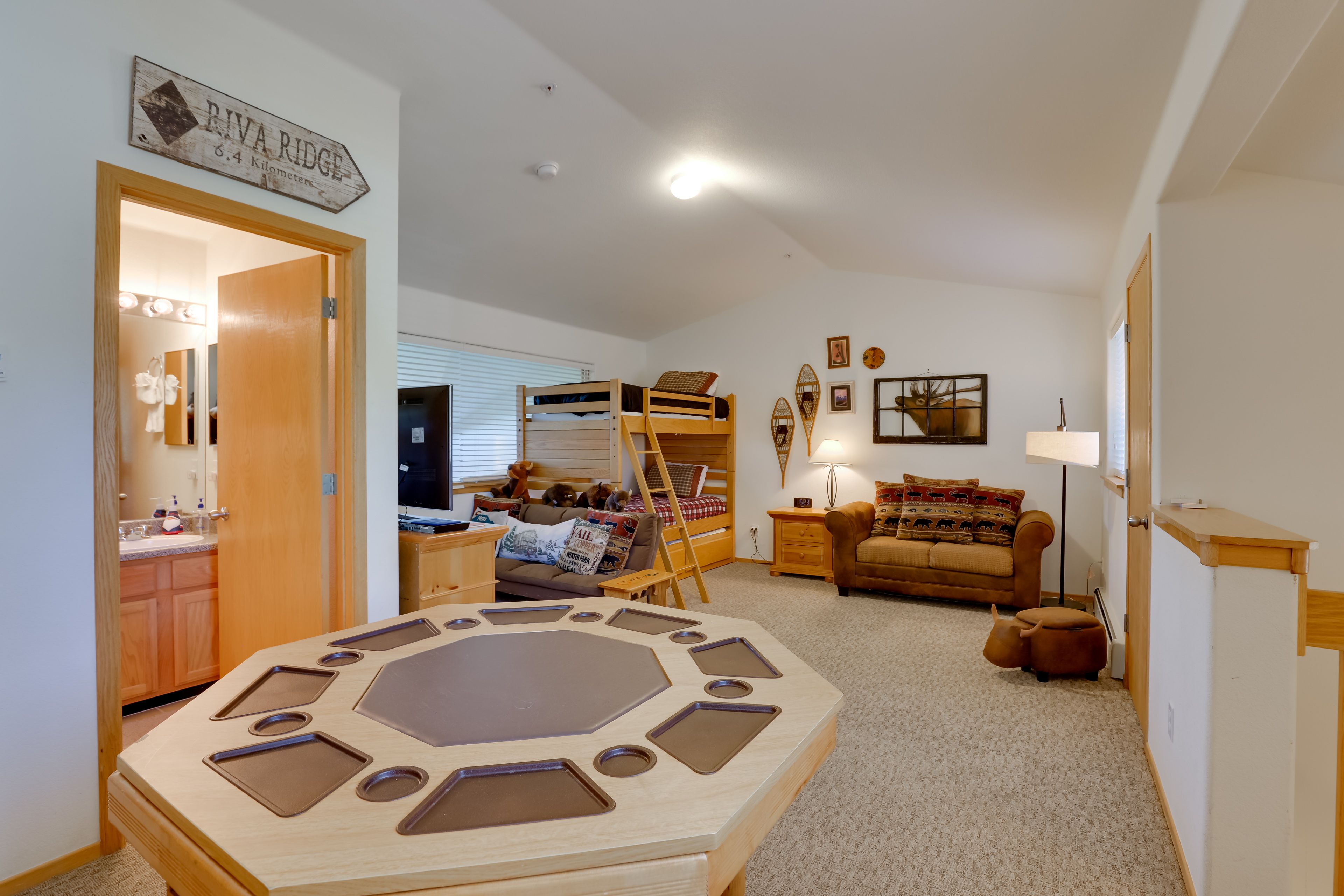 Bedroom 3 (Loft) | Twin Bunk Bed w/ Twin Trundle | Twin Futon