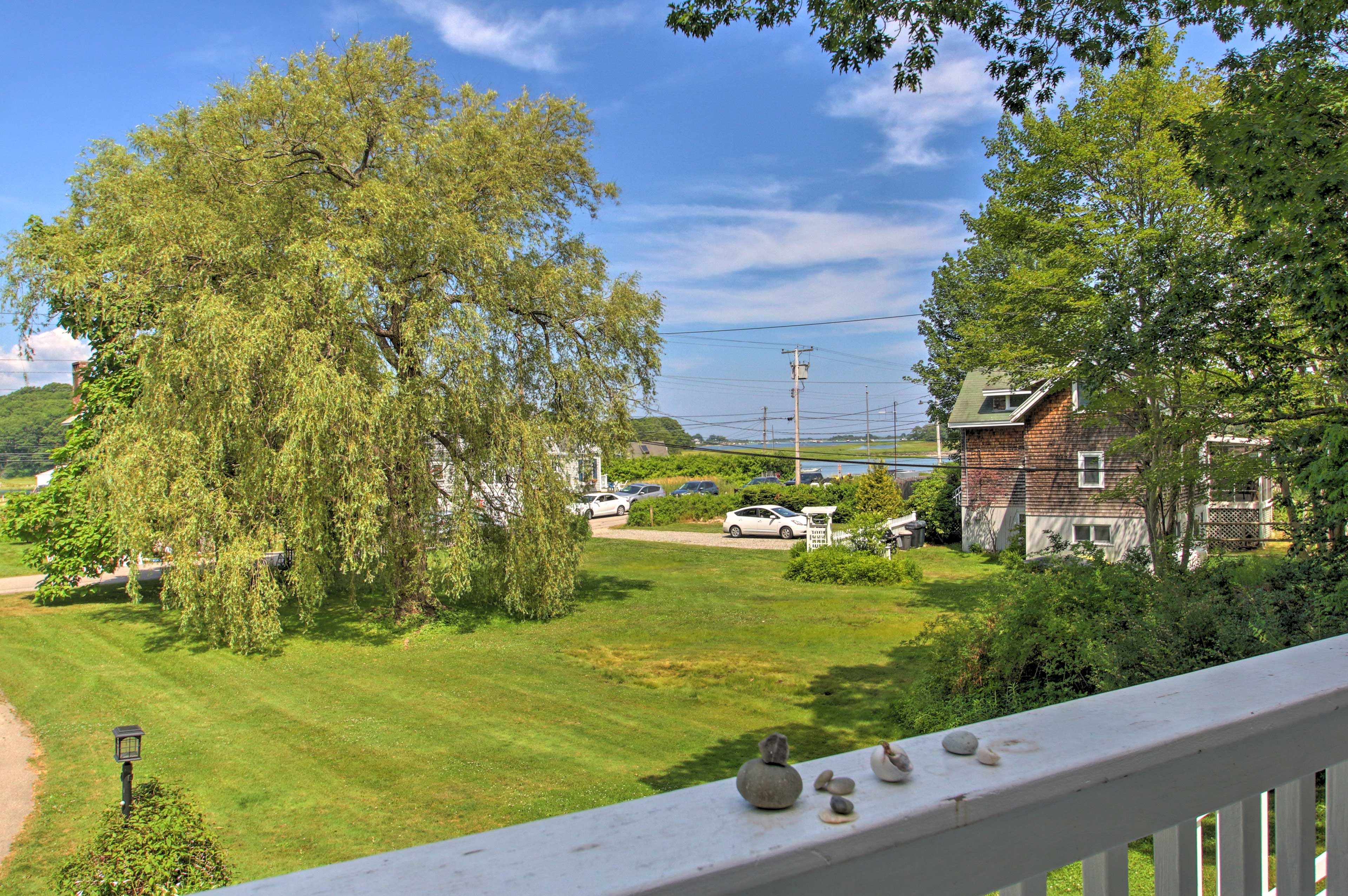 Take in the view with the ocean just beyond!