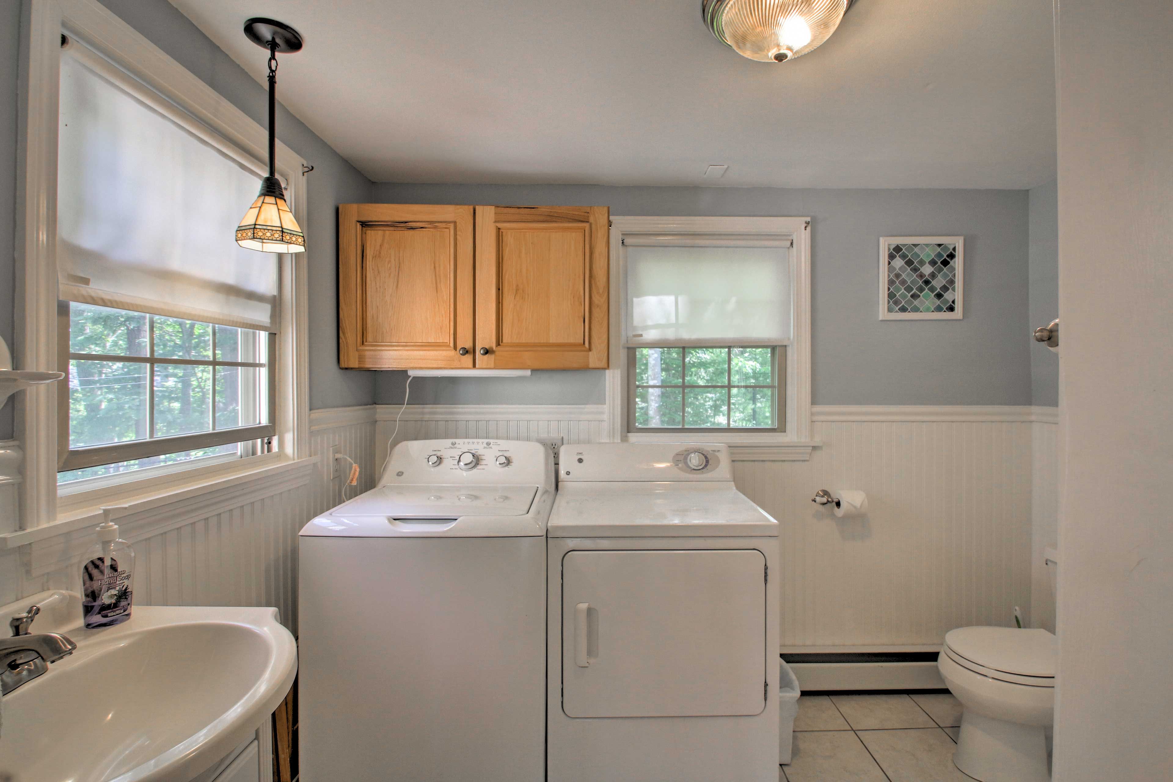 Keep up with laundry during your stay!