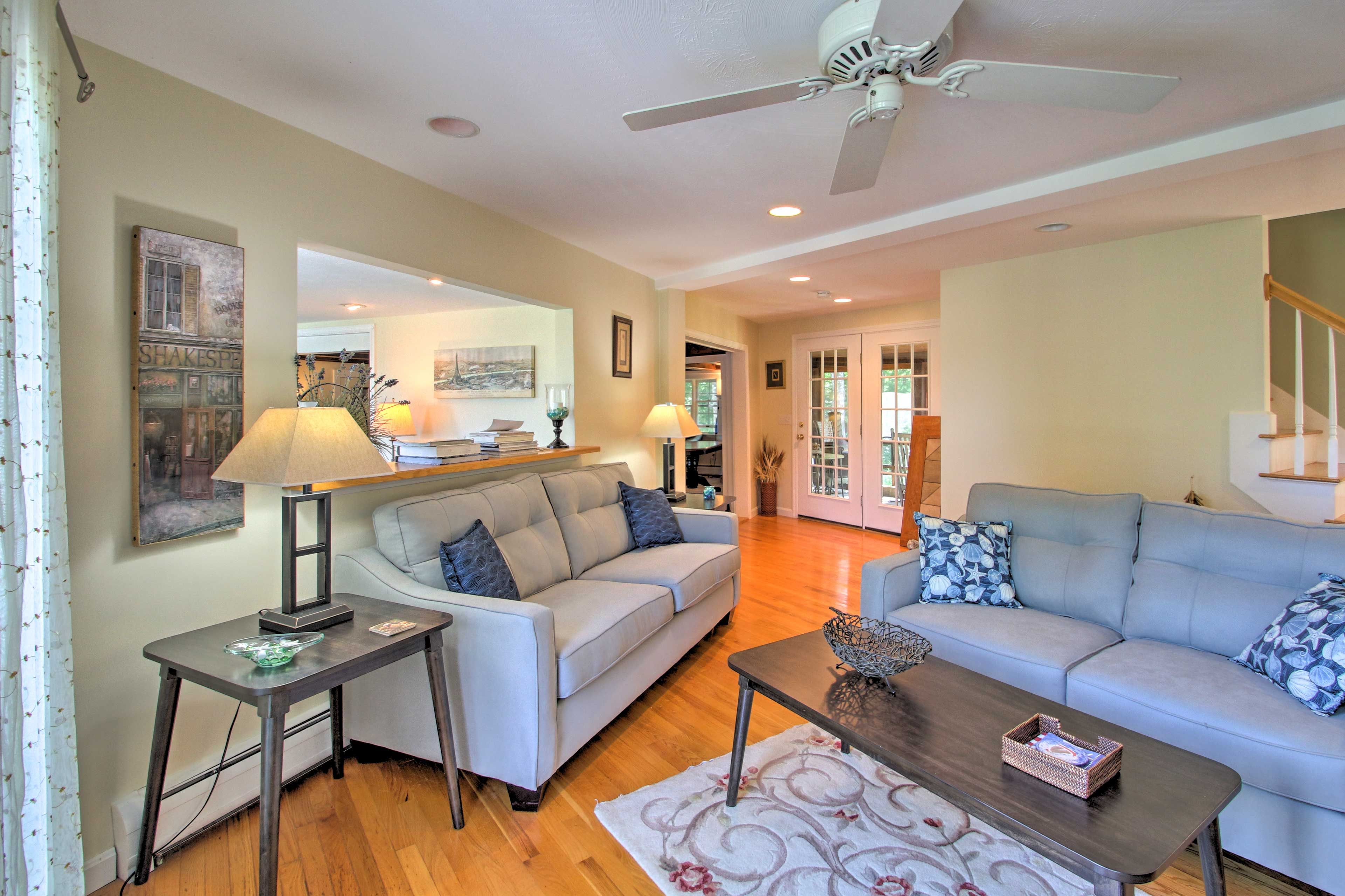 Read a good book in this formal living room.