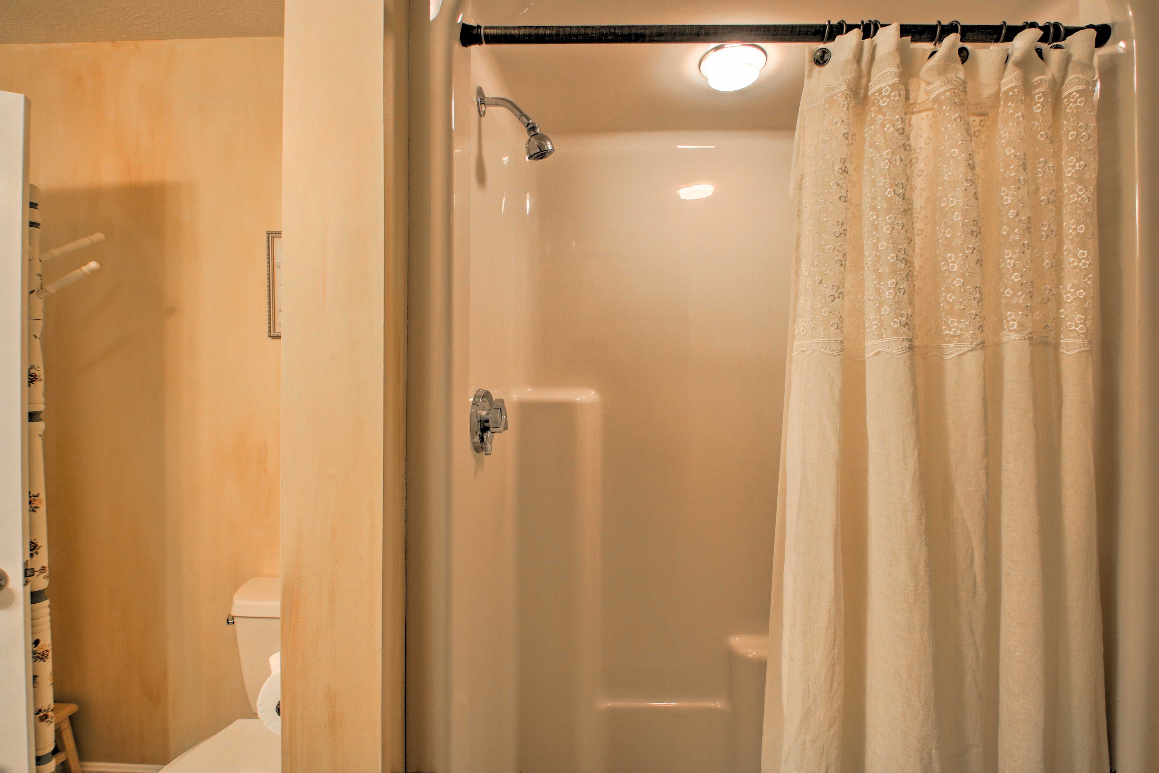 Grab a fresh towel and hit the shower.