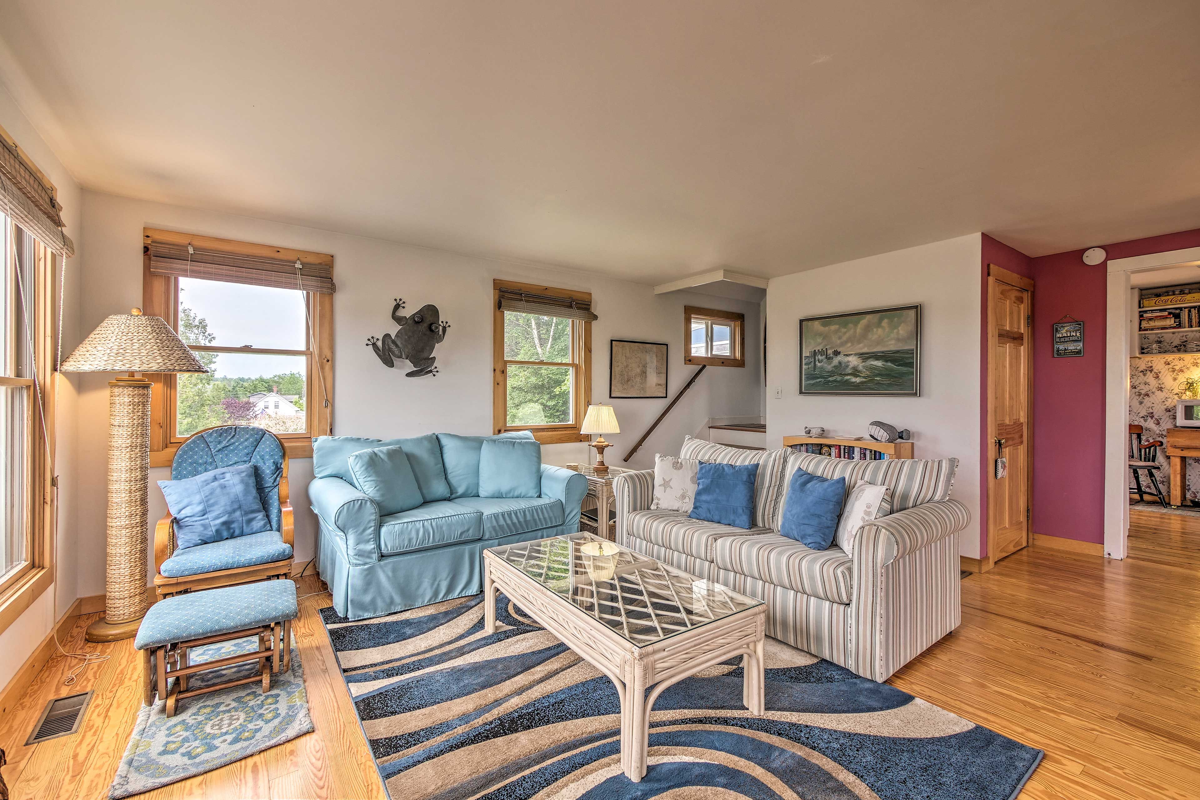 Southwest Harbor Vacation Rental | 3BR | 2.5BA | Stairs Required | 1,500 Sq Ft