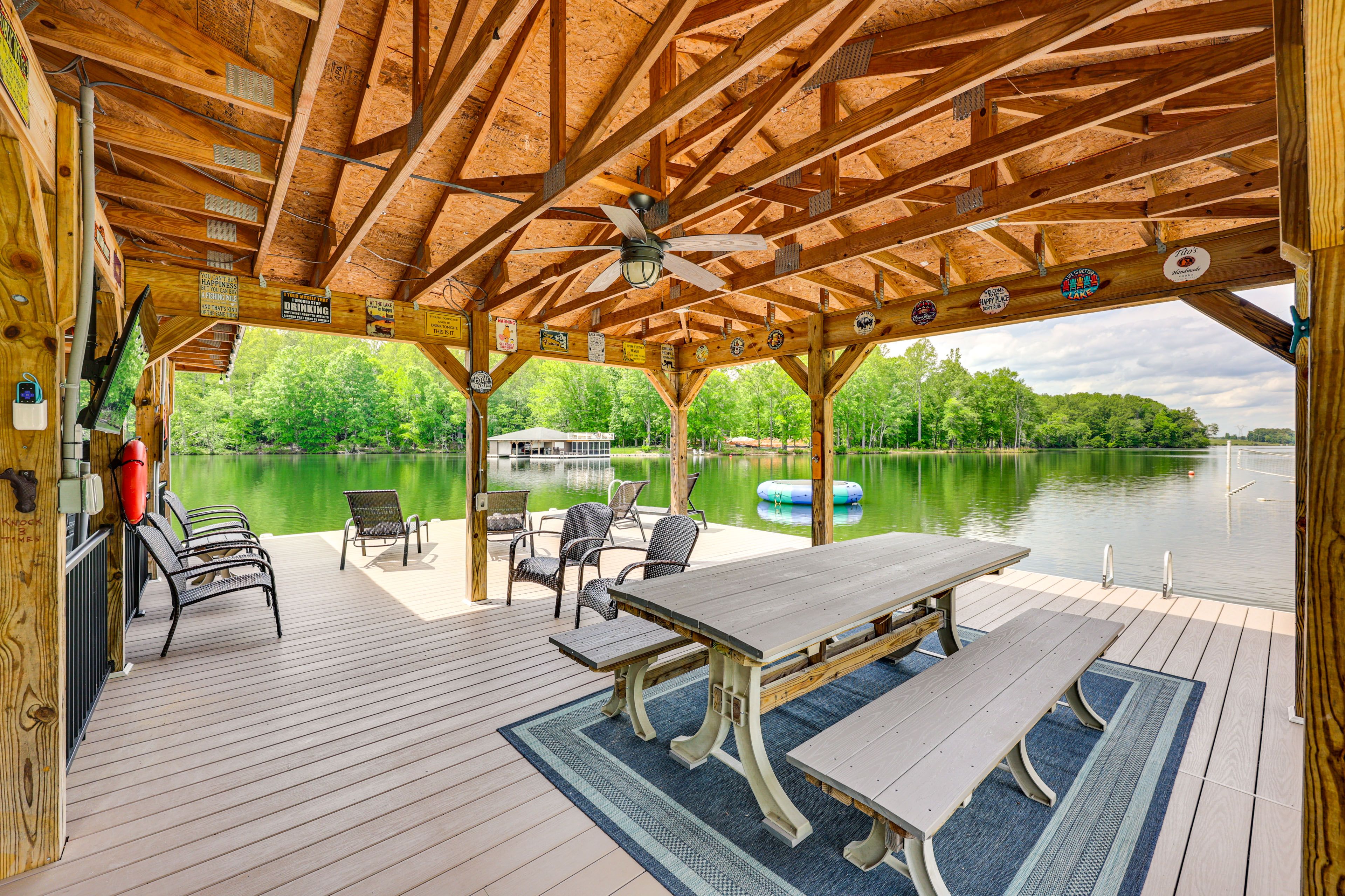 Bumpass Vacation Rental | 6BR | 4BA | Stairs Required | 4,500 Sq Ft