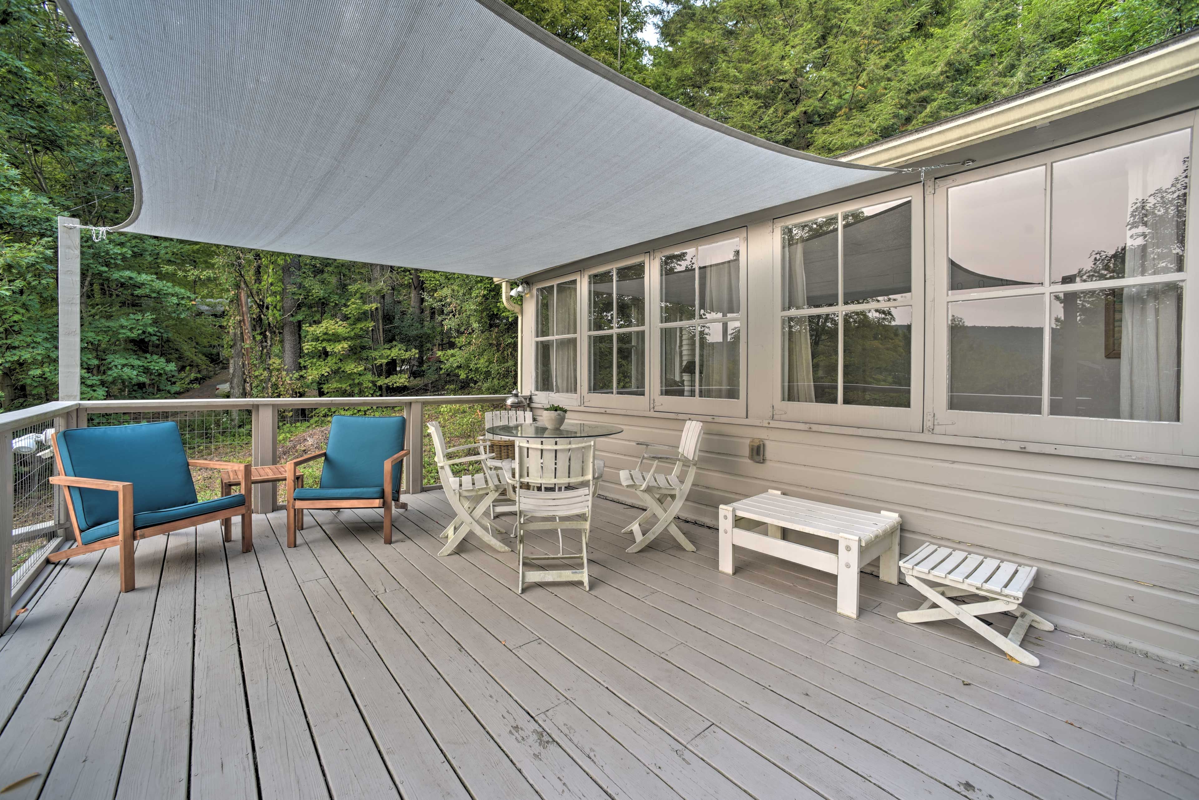 Furnished Deck | Outdoor Dining | Mountain Views | Gas Grill