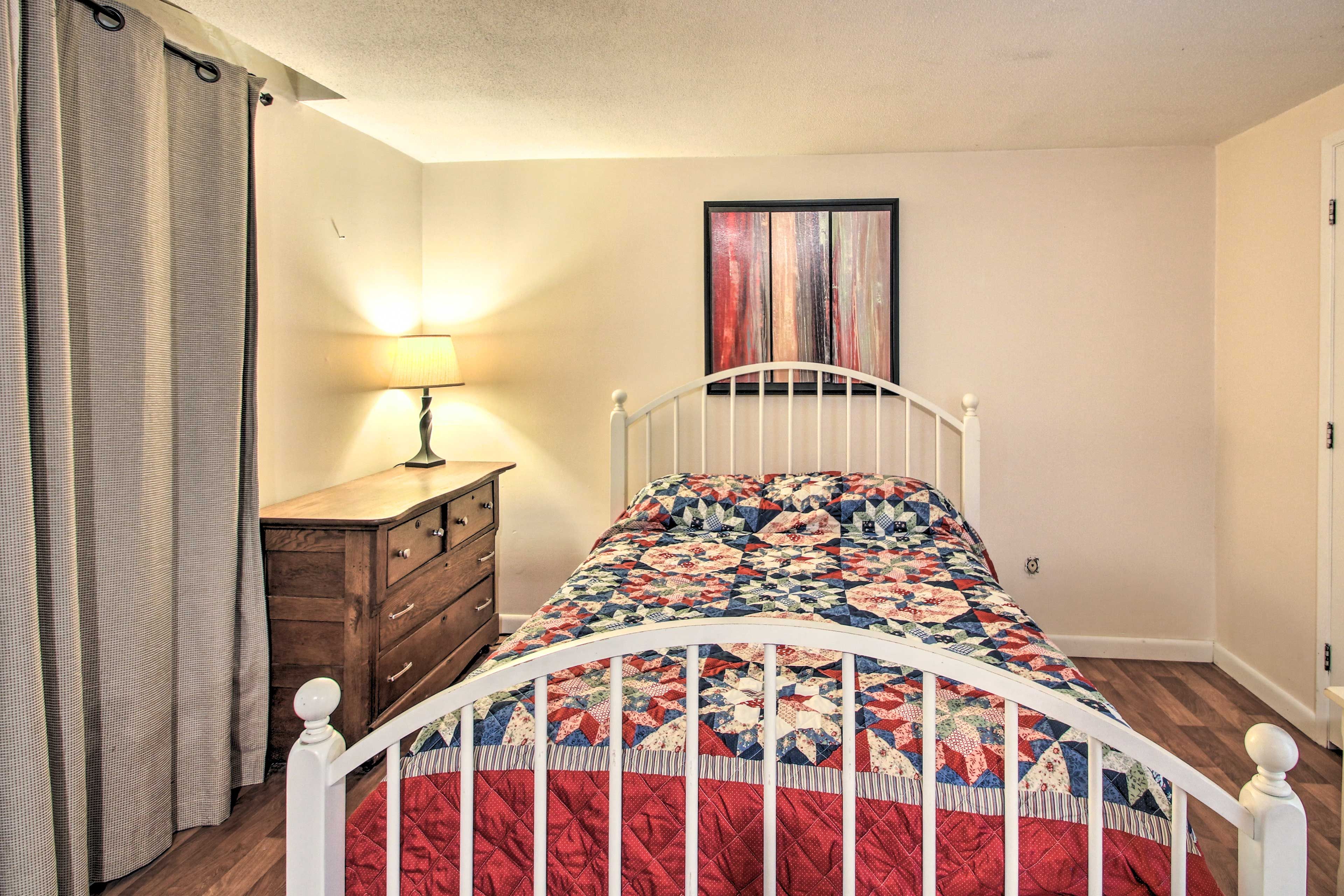 Curl up under the covers and enjoy a restful night.
