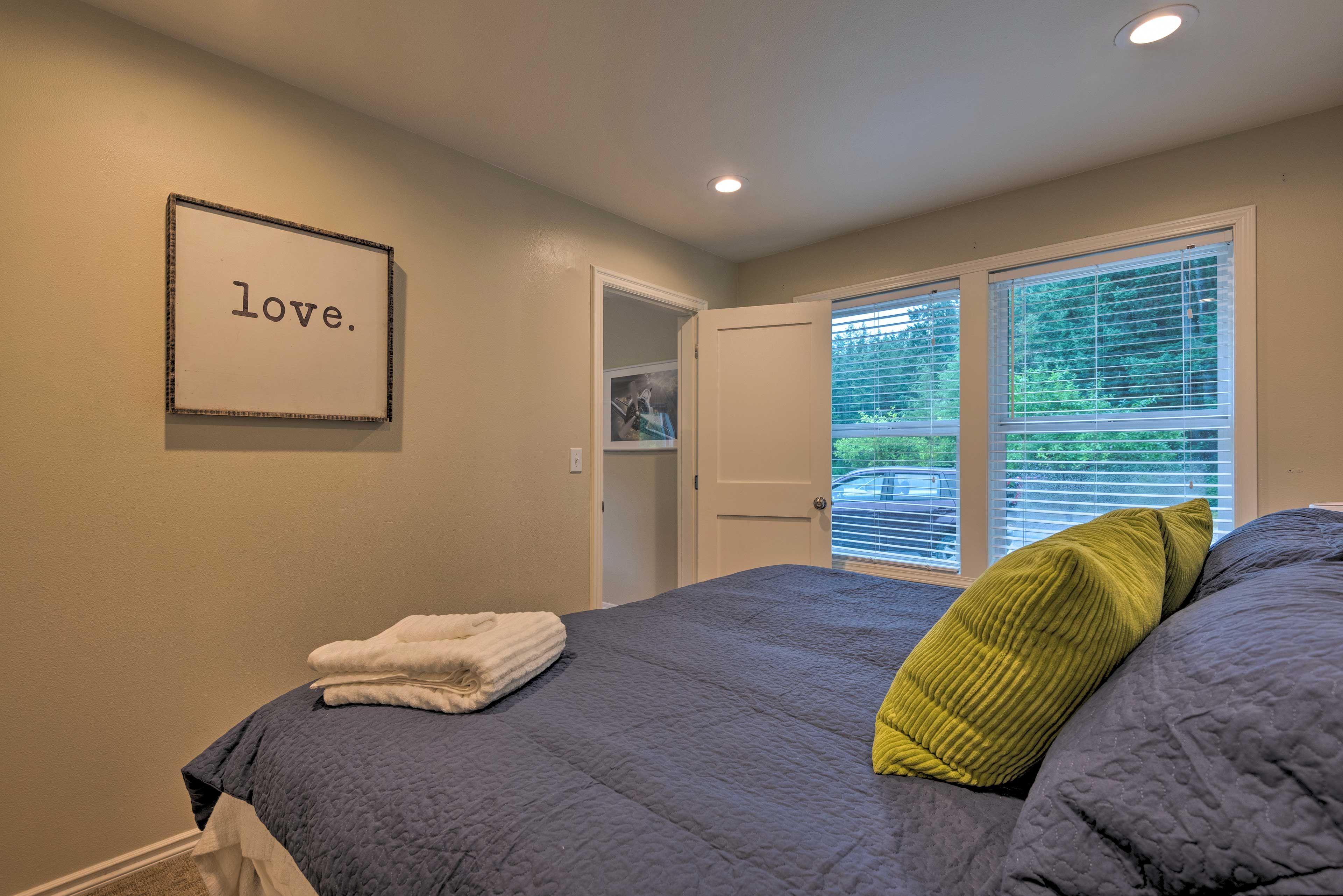 Wake up refreshed and ready to explore Whidbey Island.