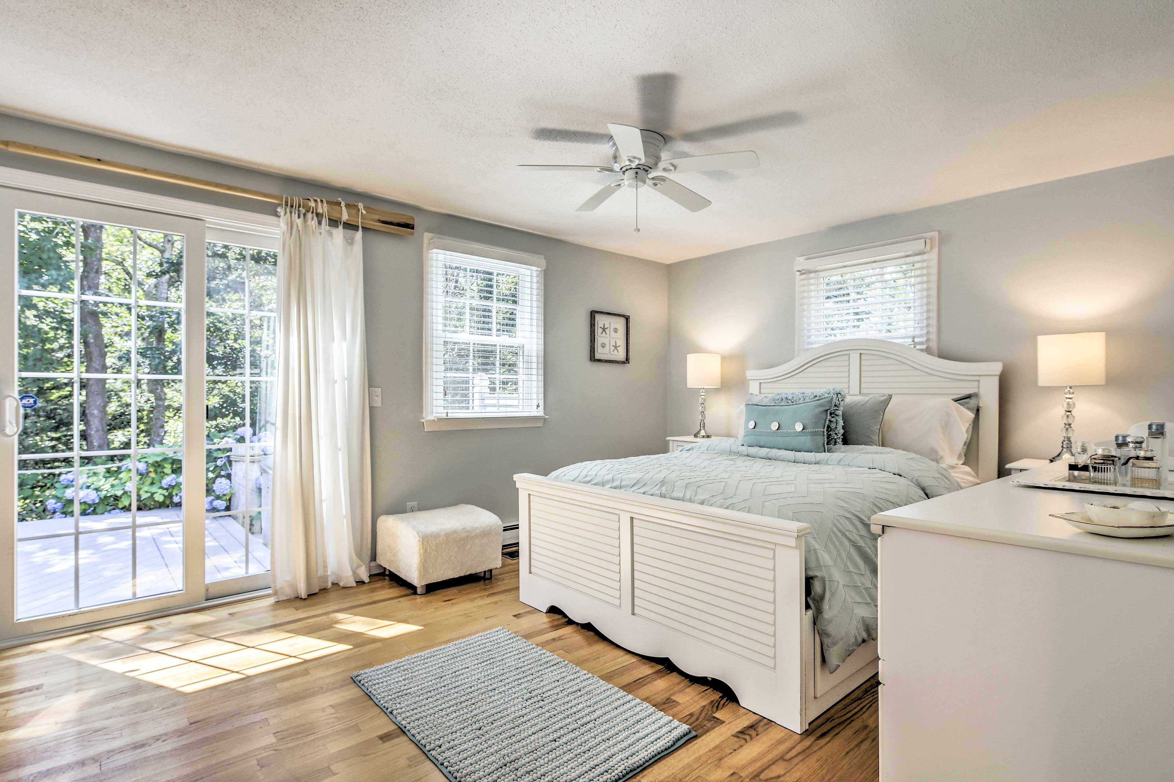 Bedroom 1 | King Bed | Access to Deck