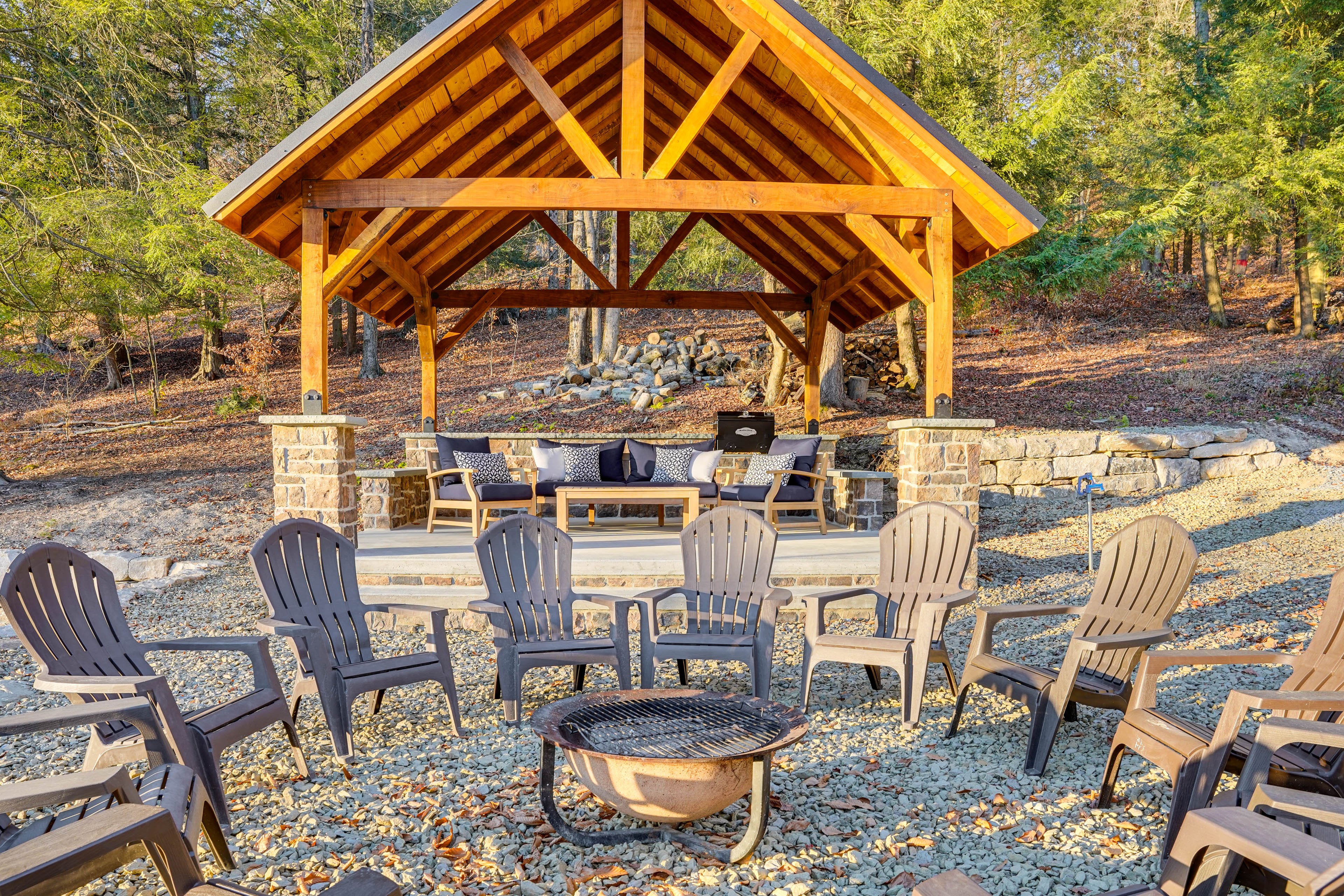 Fire Pit | Furnished Pavilion