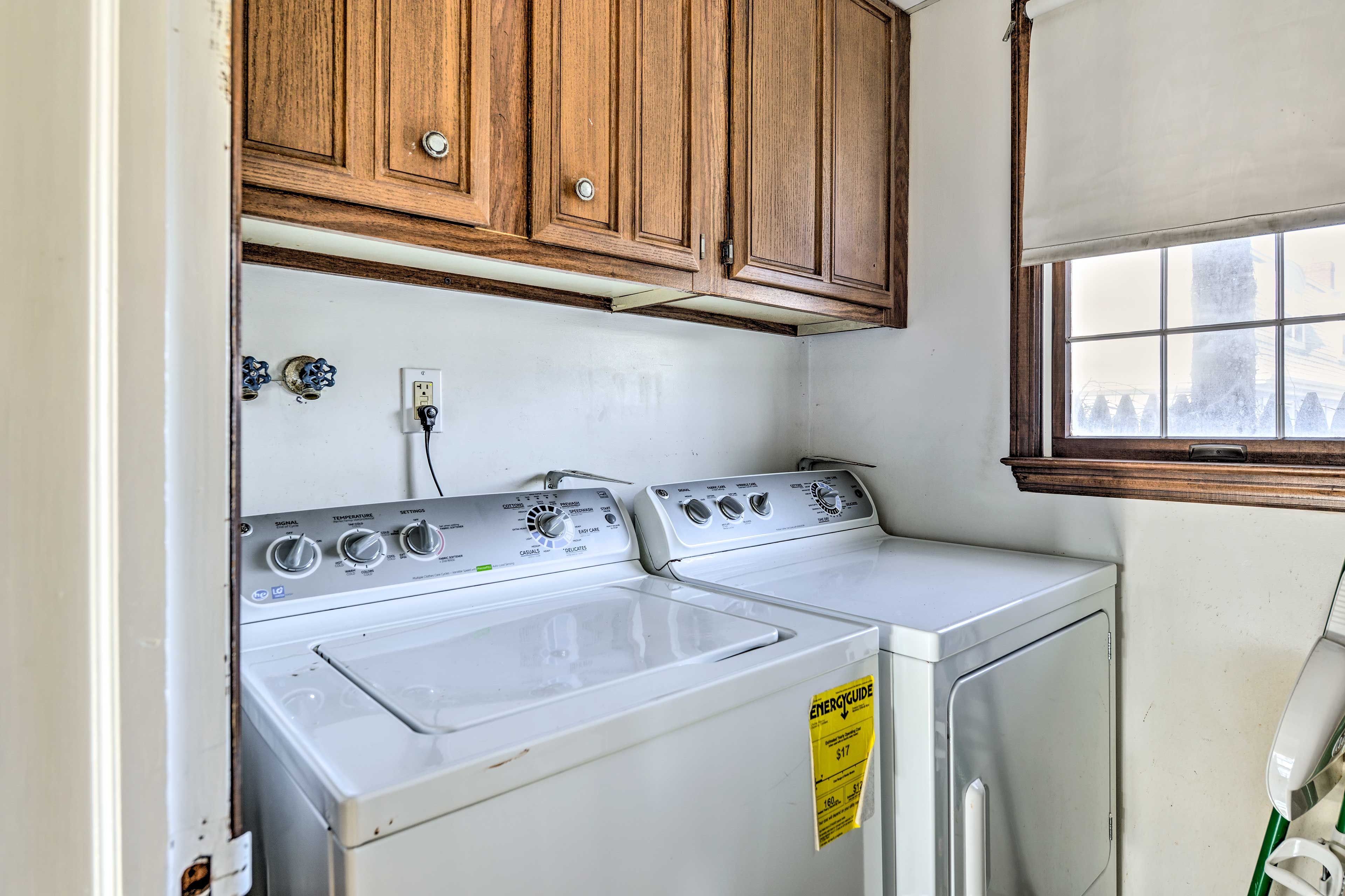 Pack light and use the washing machine to clean your clothes!
