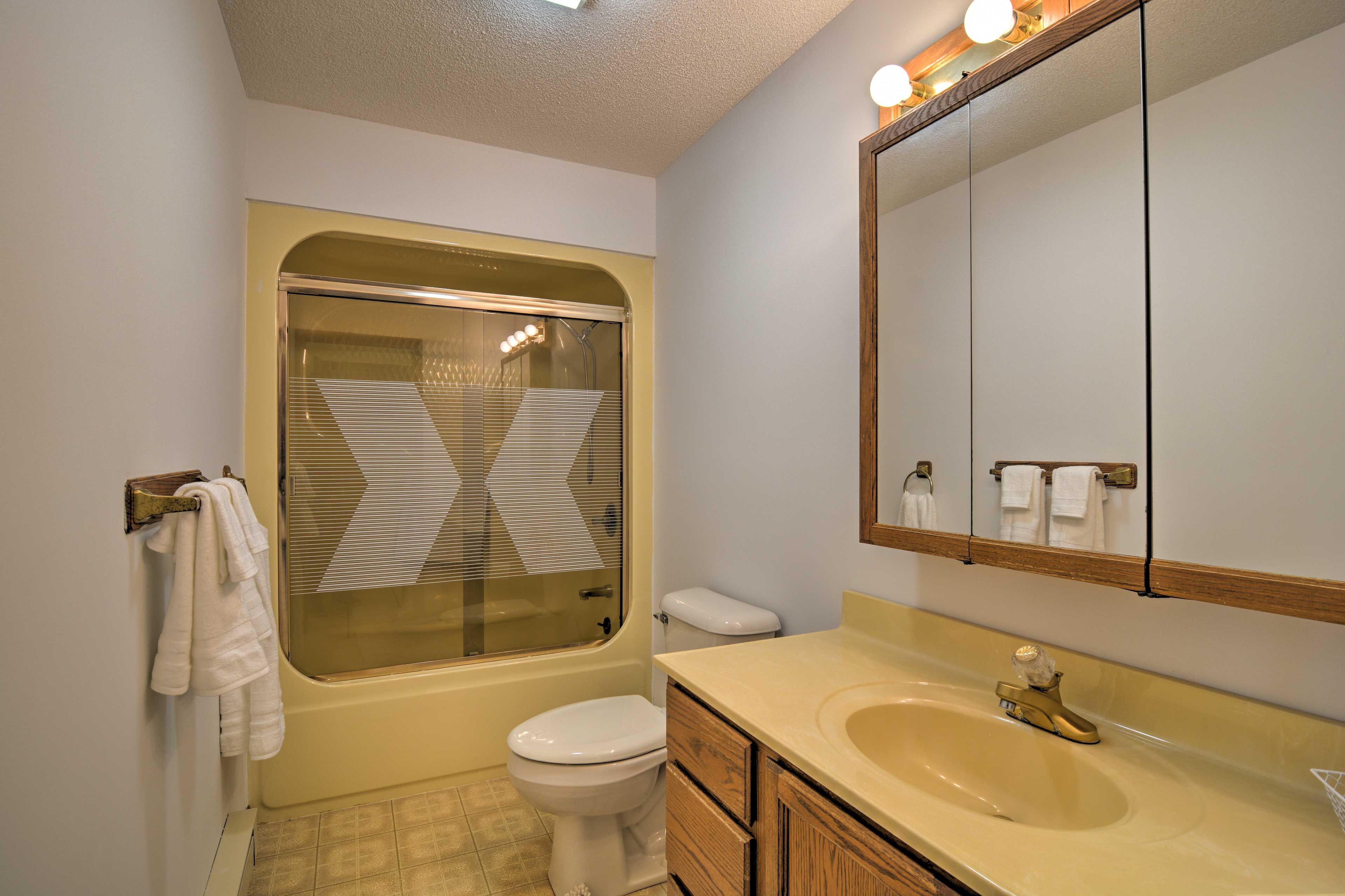 Start your morning with a refreshing shower.