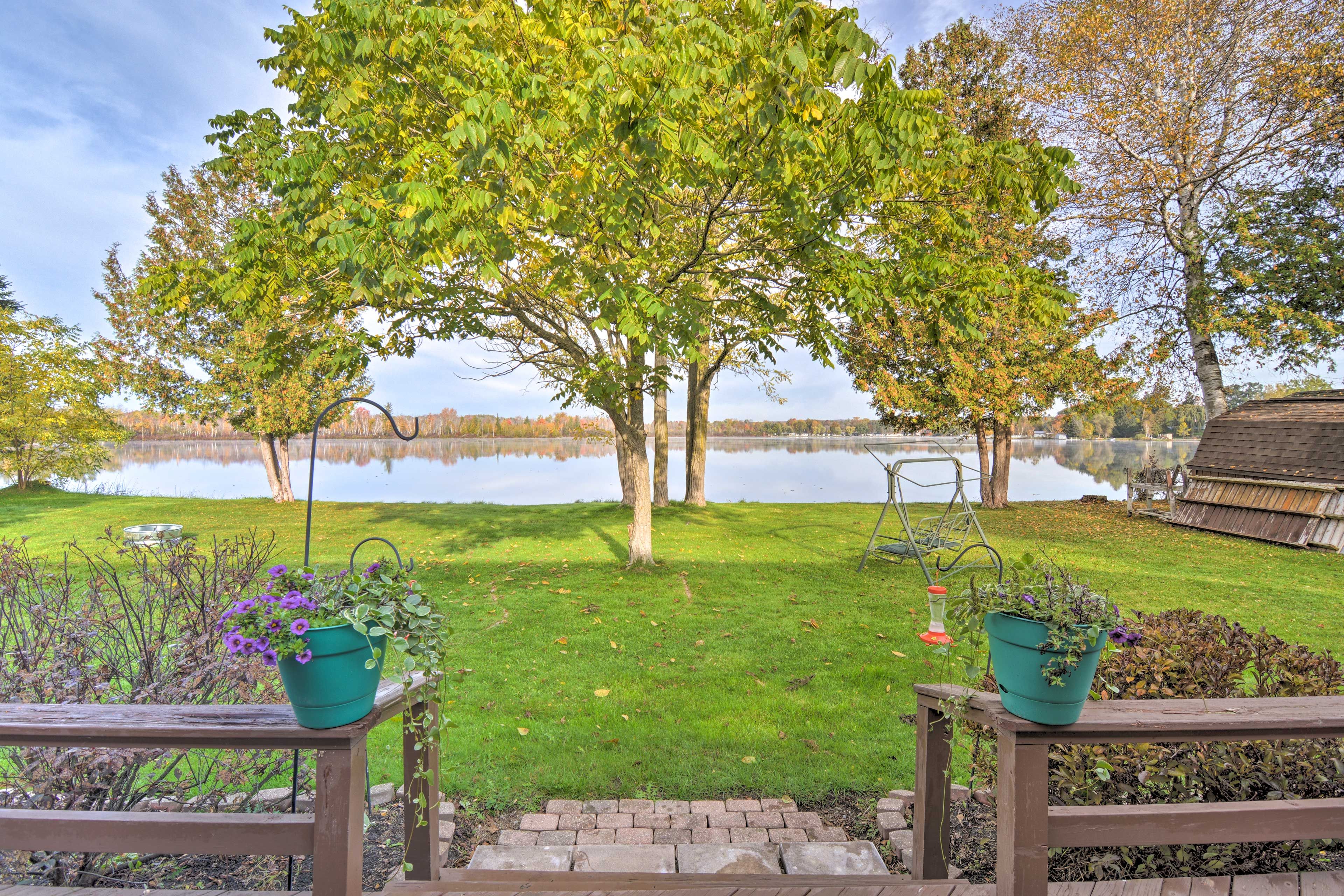 Lakeside fun is just steps from your door.