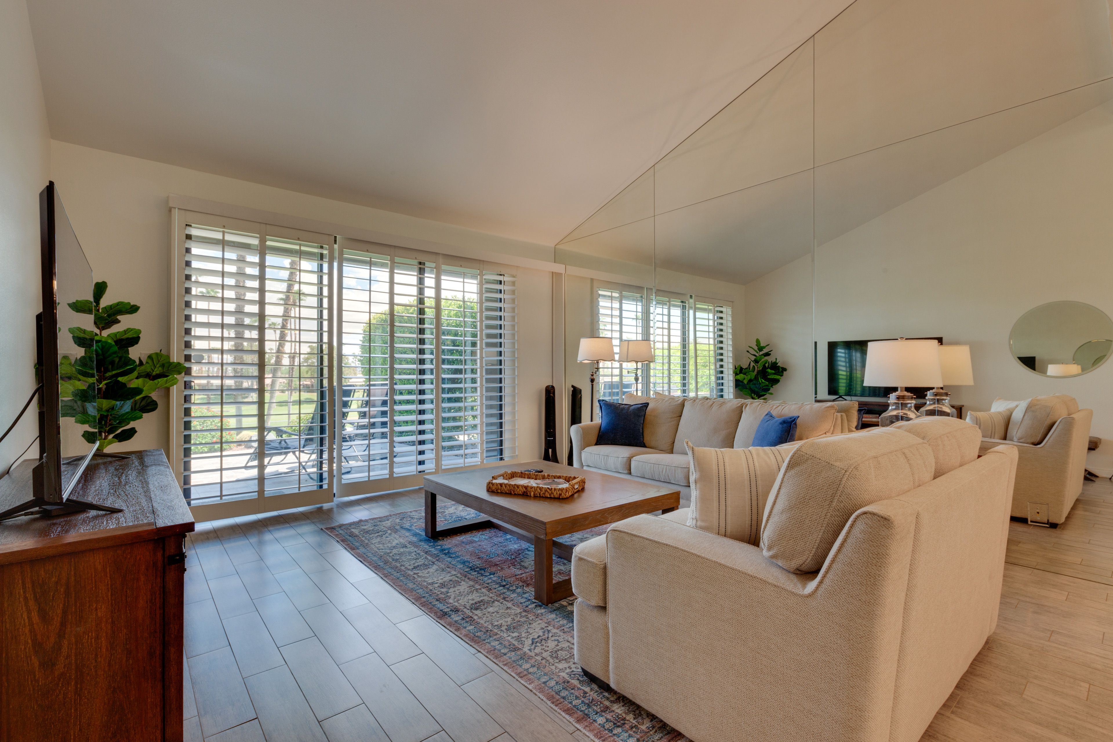 Living Room | Patio Access | Cable TV | Free WiFi | Single-Story Condo