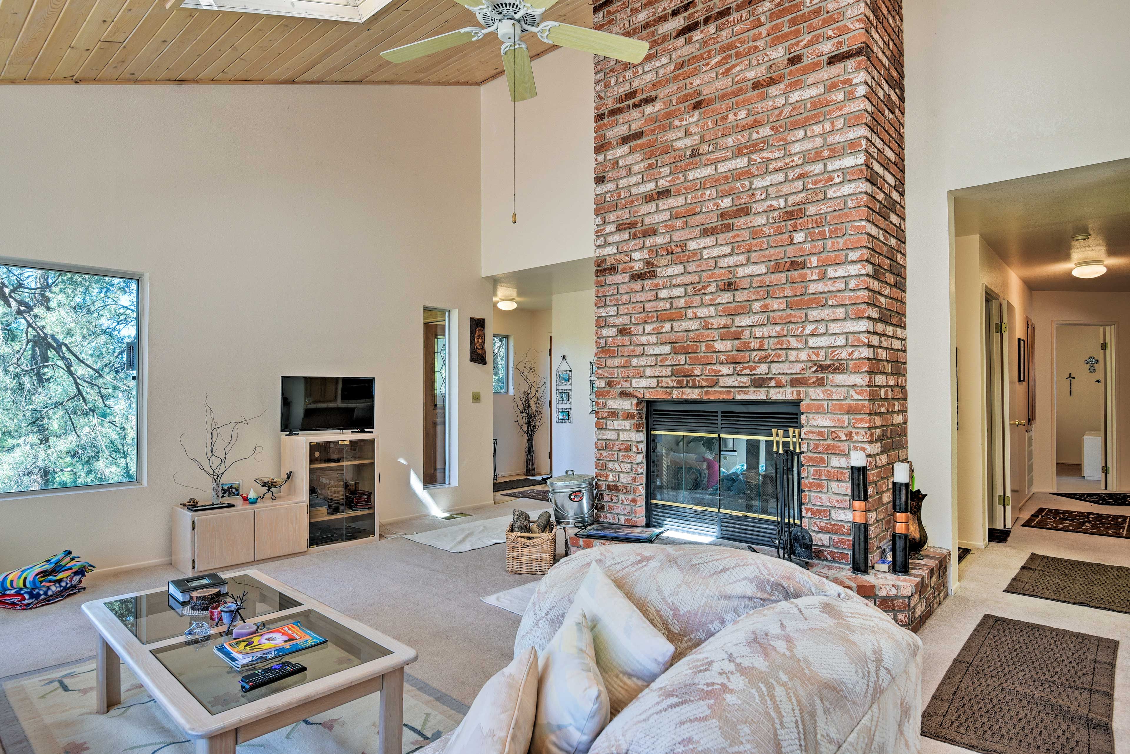 With a spacious interior, this Pine Mountain Club home is 5 star.