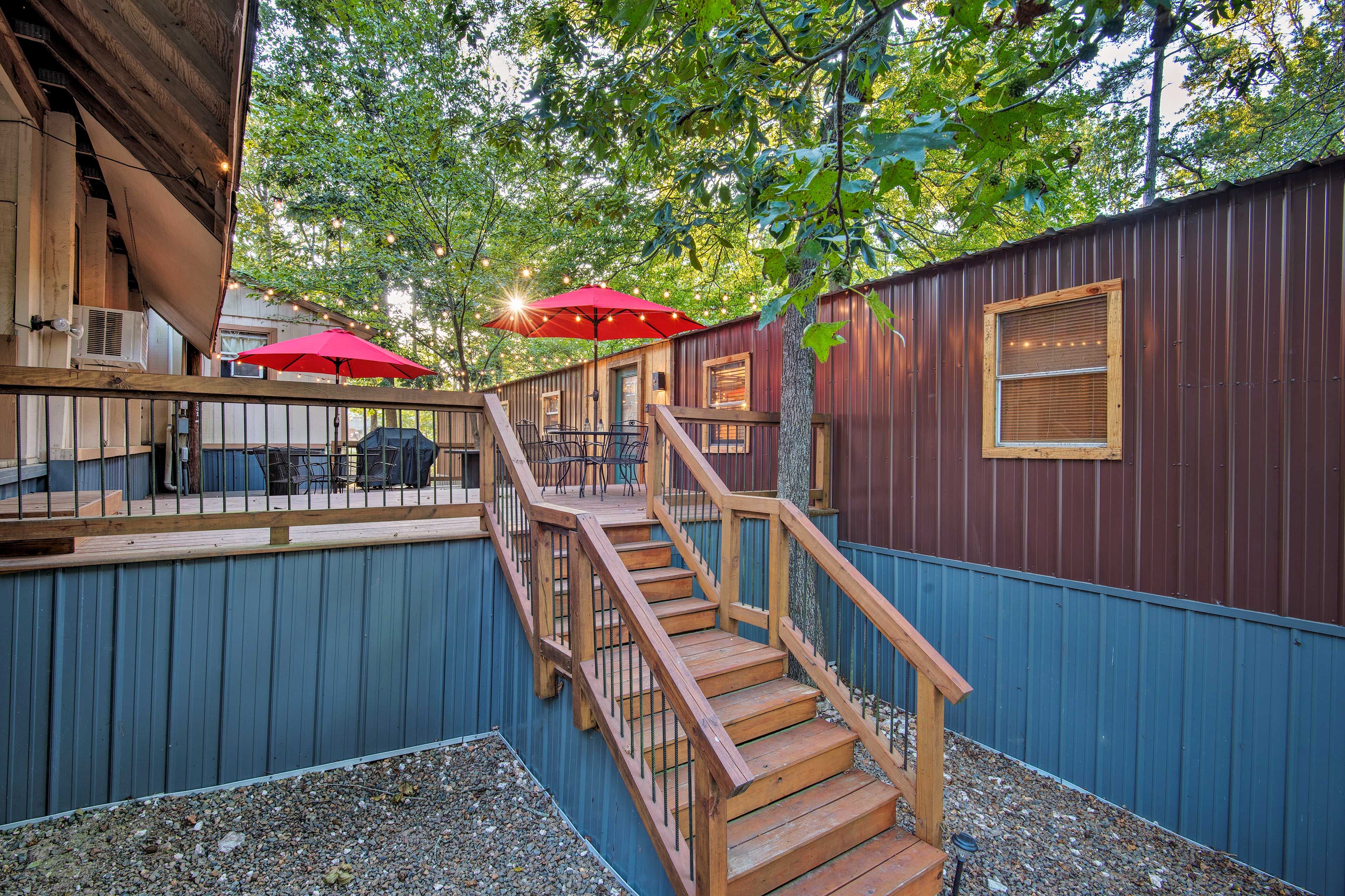 Exterior | Private Deck | Outdoor Dining | Walkable Location