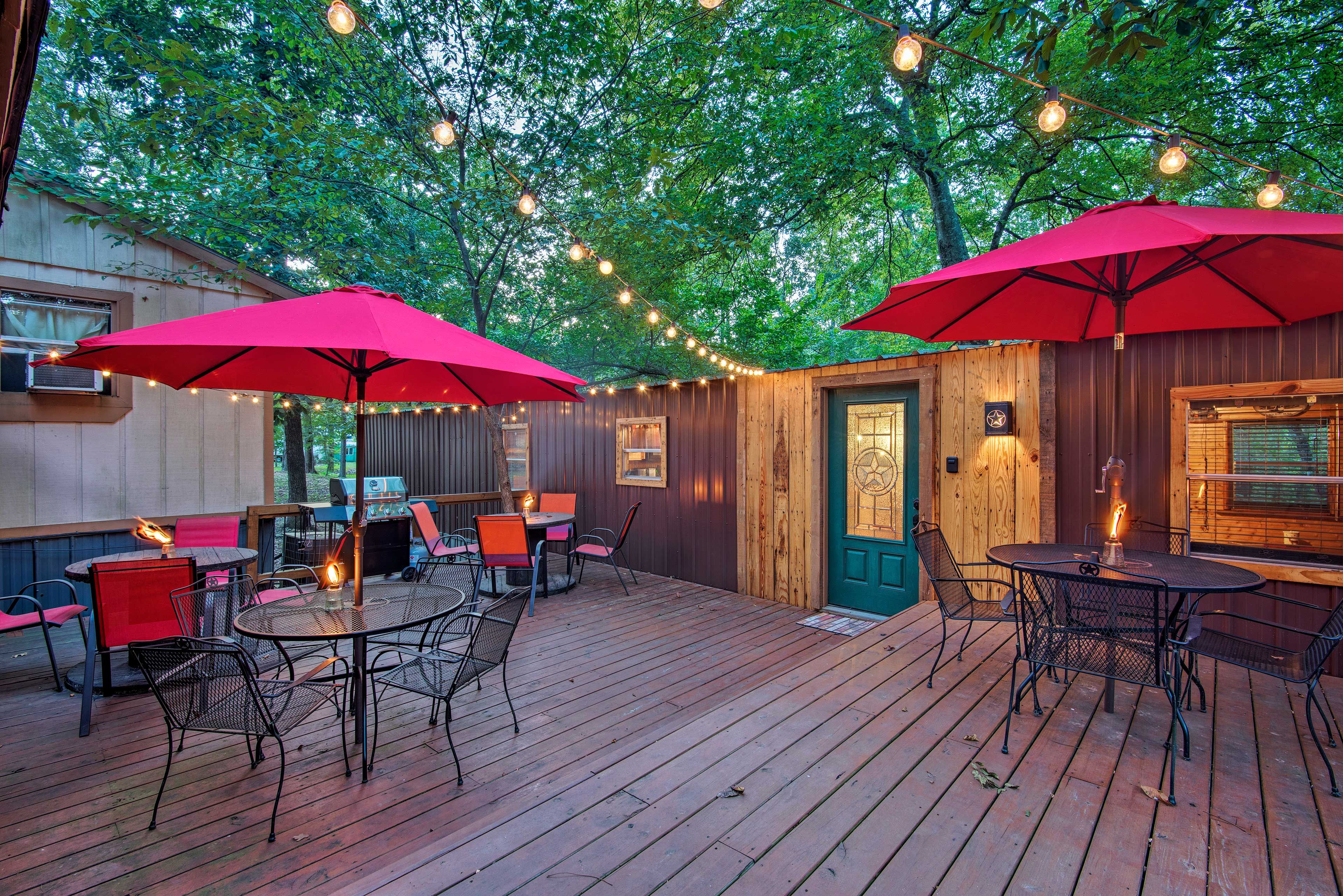 Broken Bow Vacation Rental | 3BR | 2BA | 1,100 Sq Ft | Stairs Required