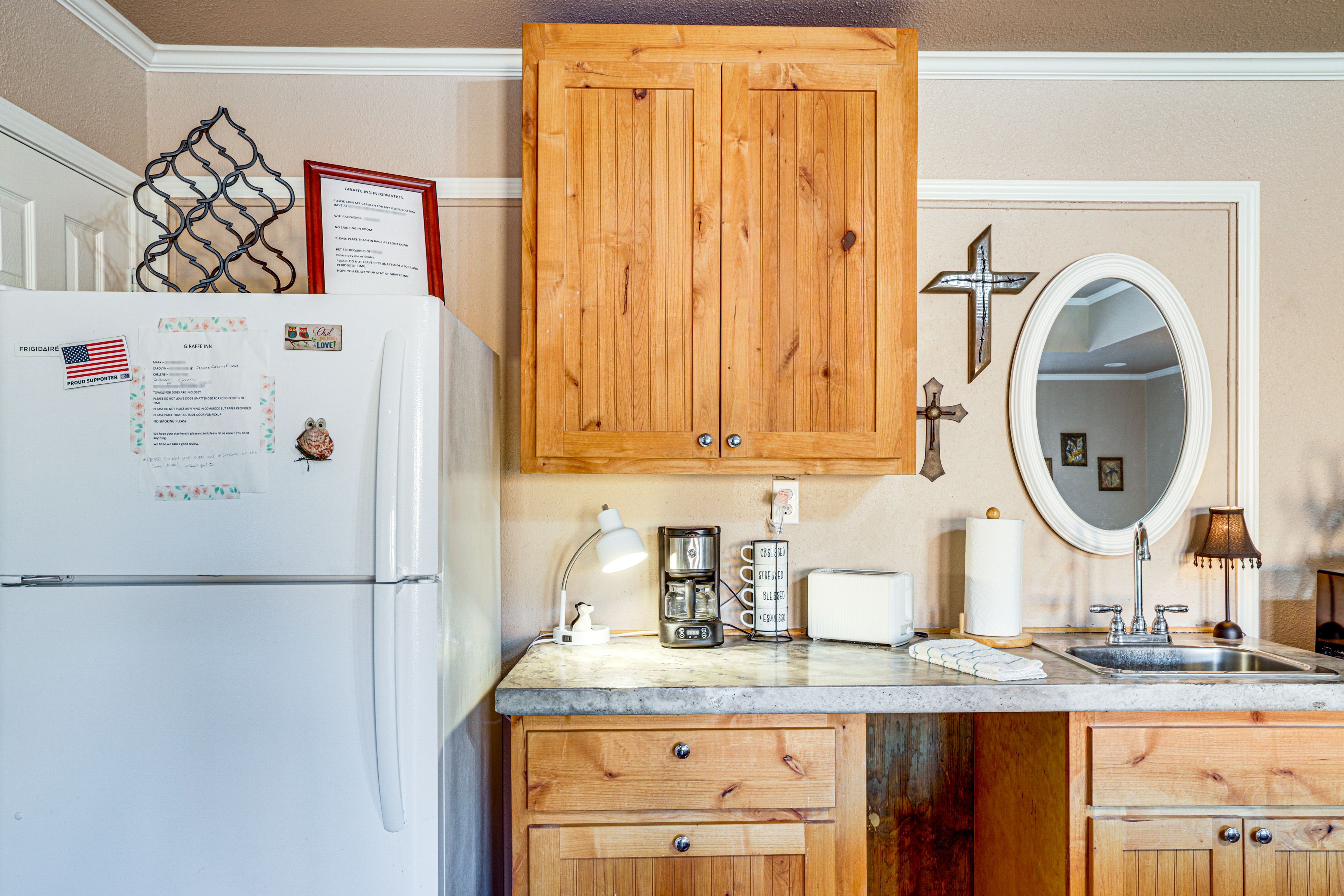 Kitchenette | Drip Coffee Maker | Crockpot | Spices