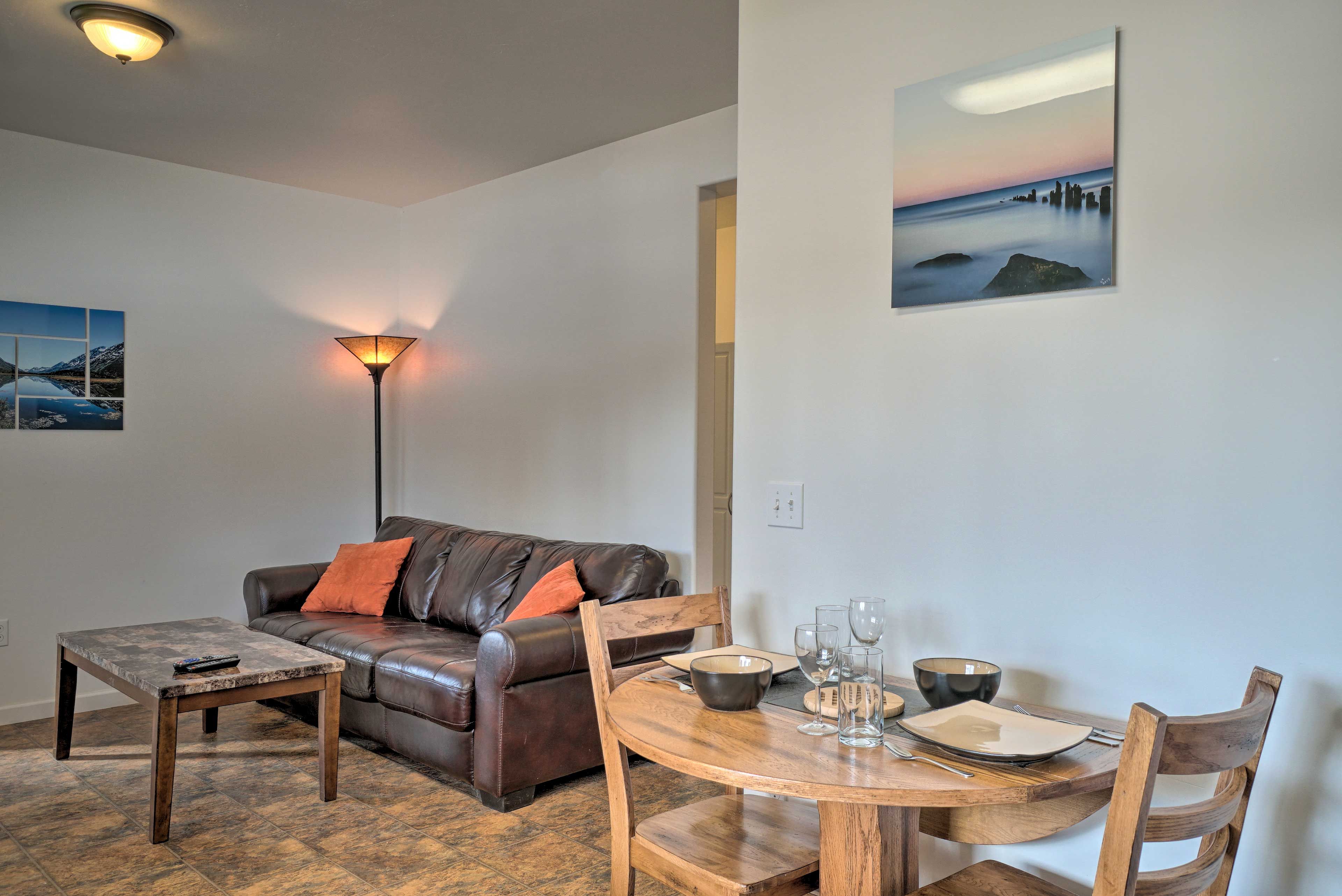 Homer Vacation Rental | 2BR | 1BA | 750 Sq Ft | Stairs Required