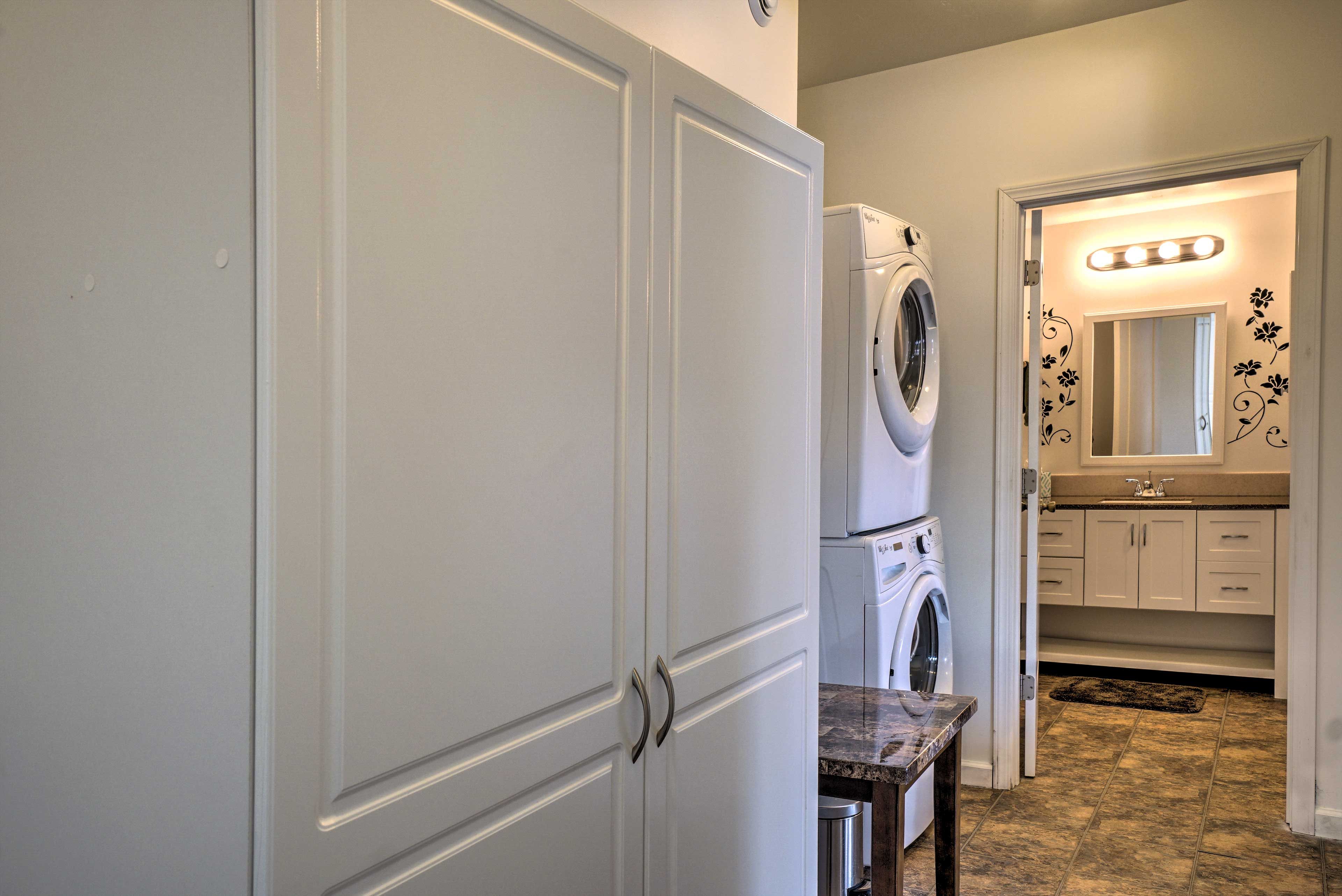 Storage Area and Laundry