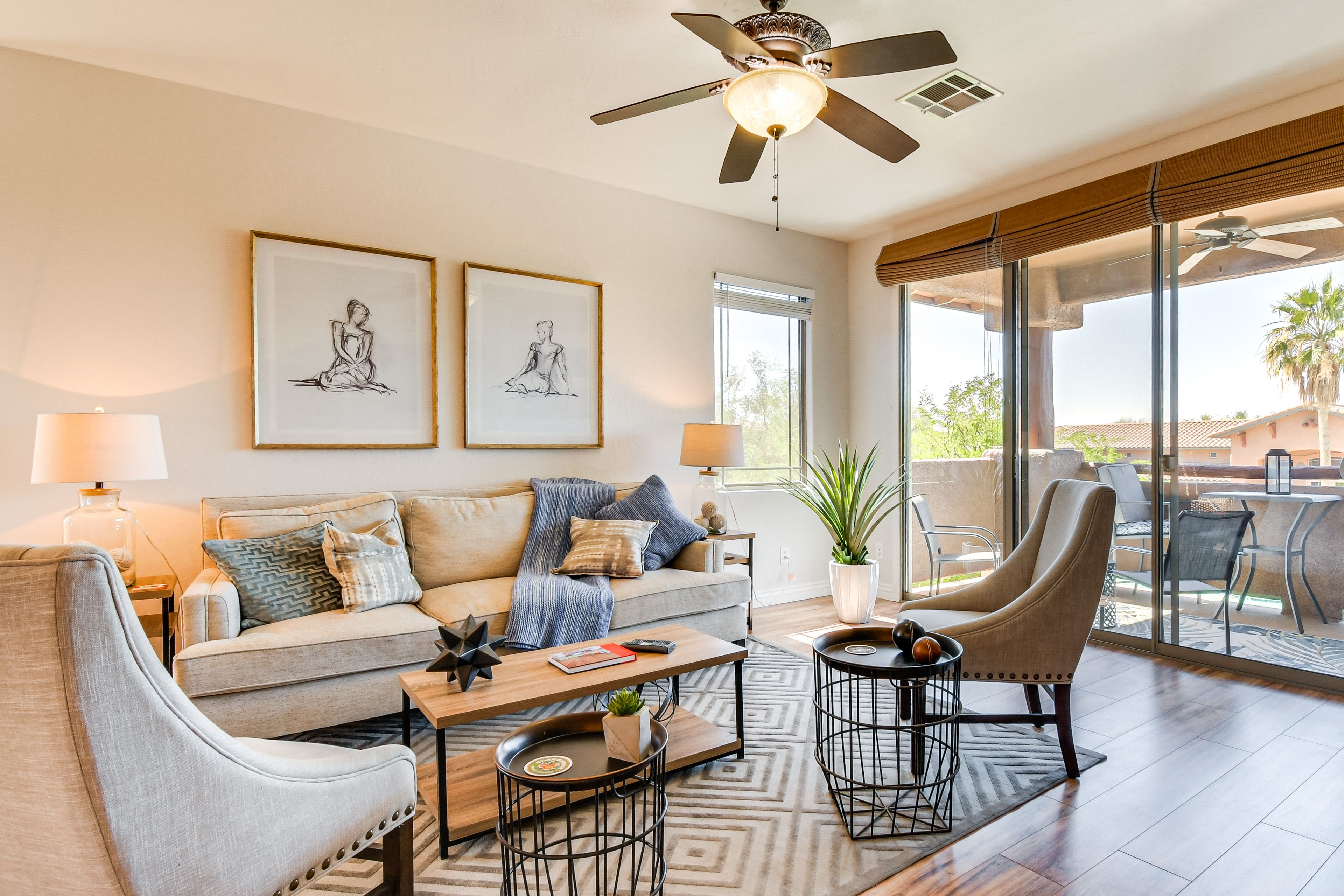 Scottsdale Vacation Rental | 3BR | 2BA | 1,850 Sq Ft | Stairs to Access