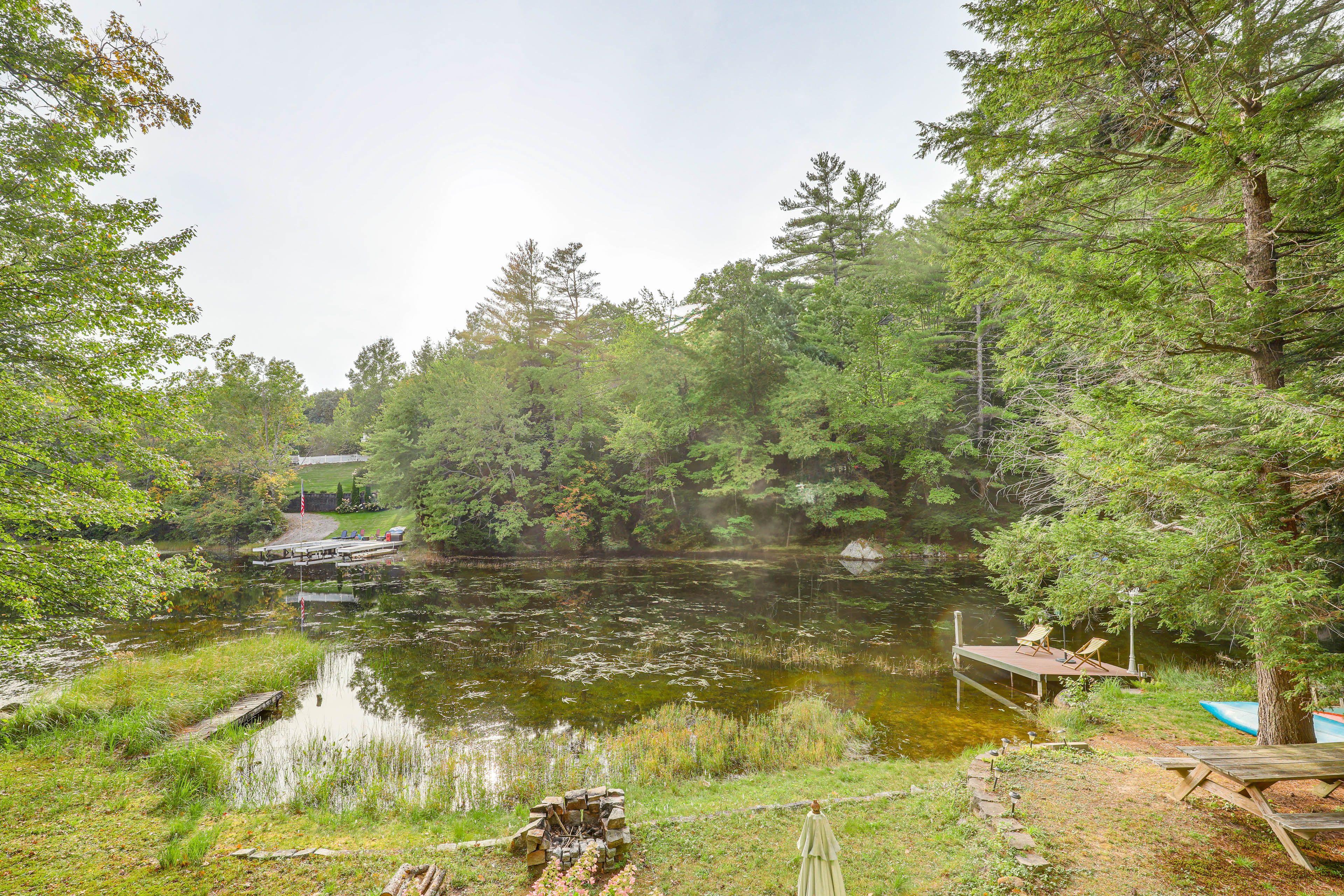 Dock | Kayaks | Horace Lake Access via Puscatquog River