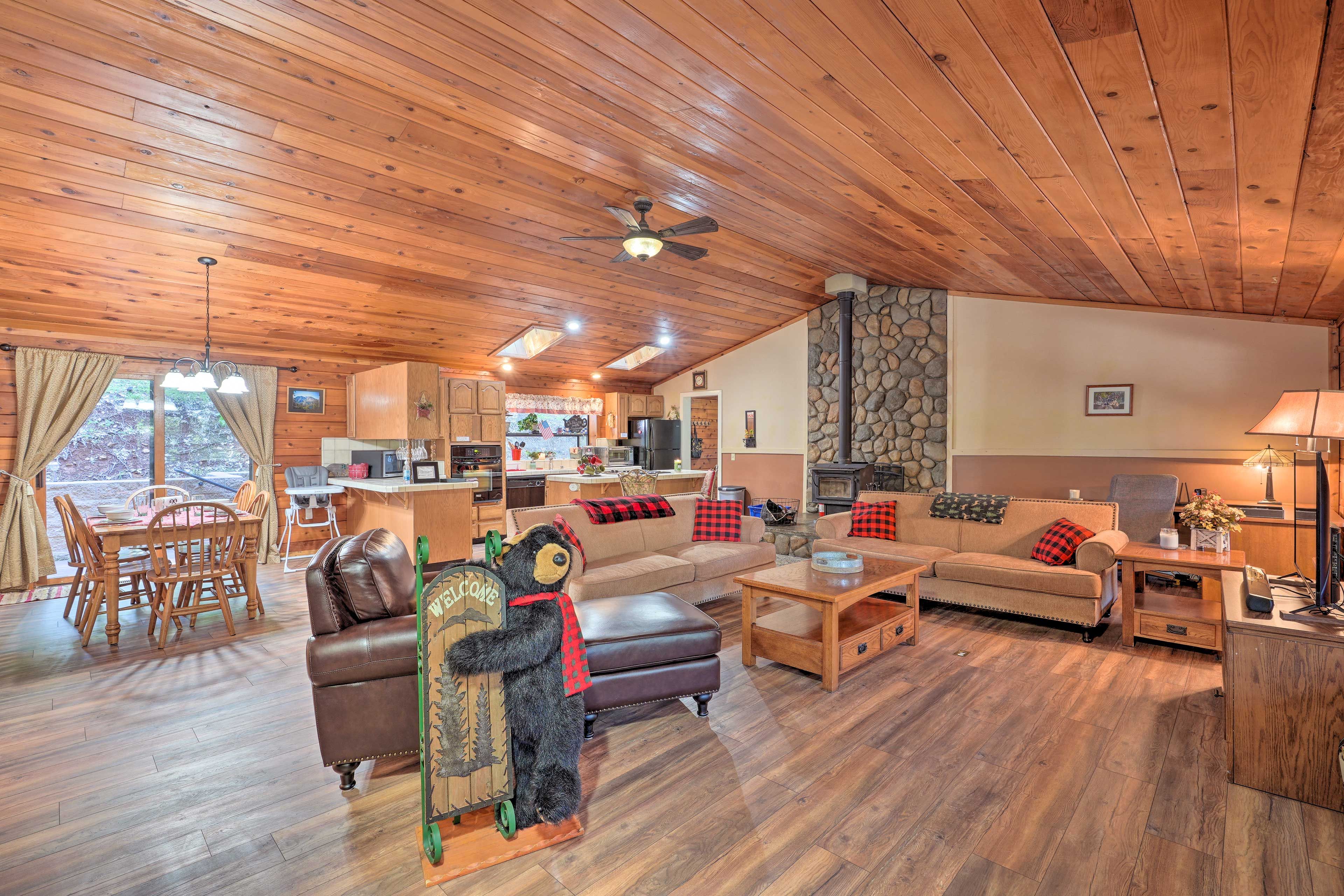 Living Room | Wood-Burning Stove