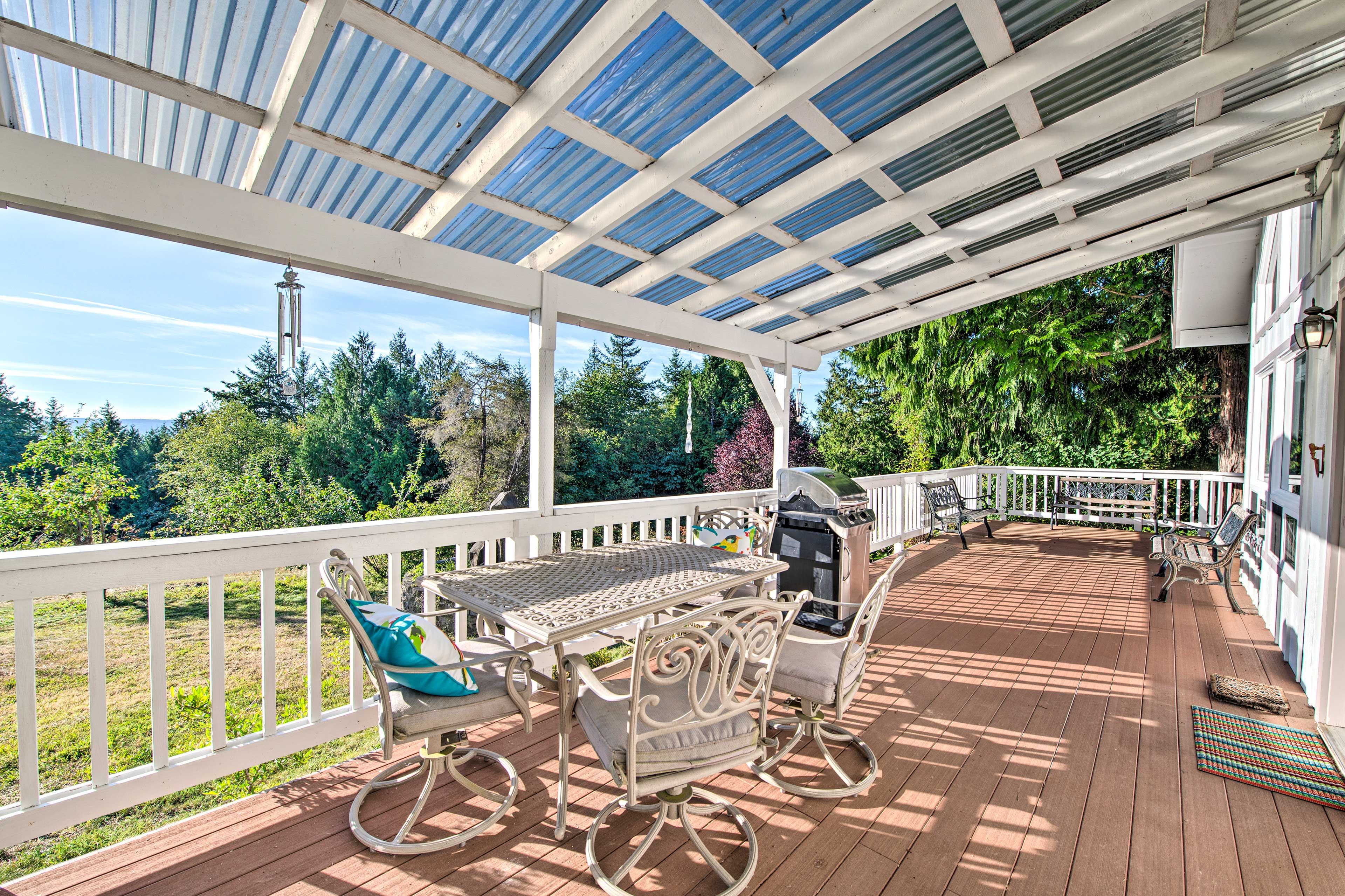 Wraparound Deck | Outdoor Dining Area | Gas Grill