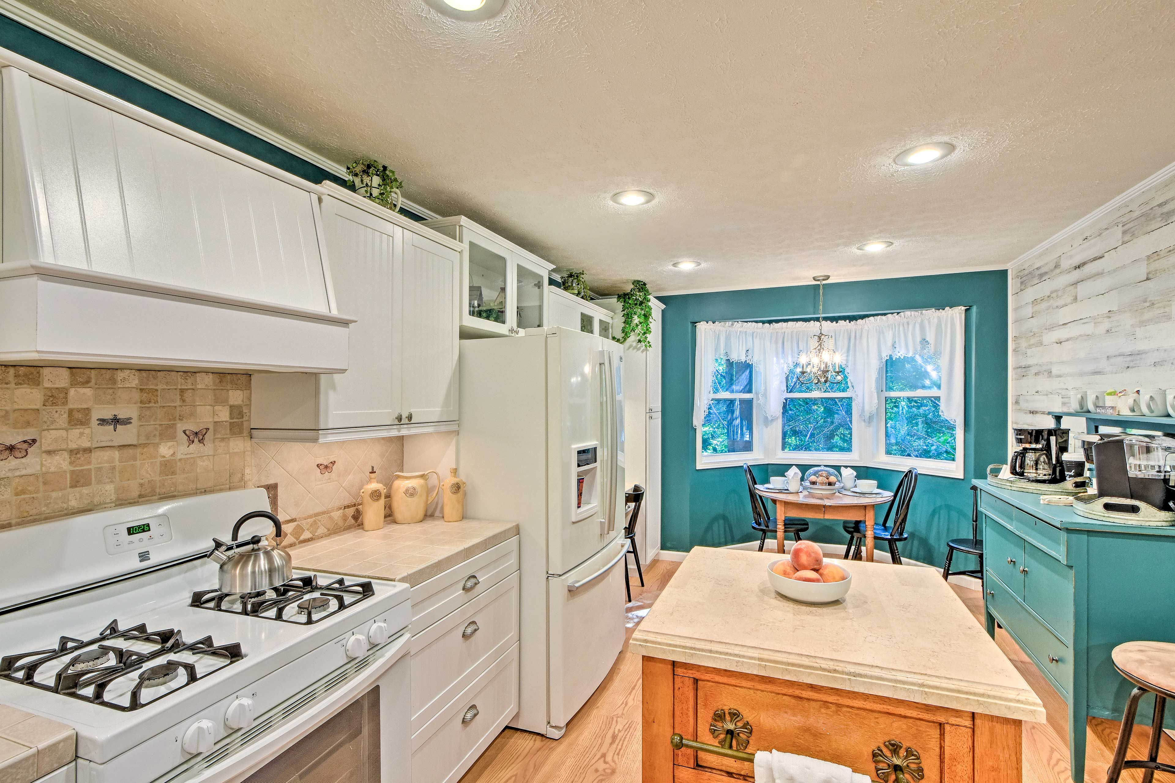 Prepare meals for your group in the fully equipped kitchen.
