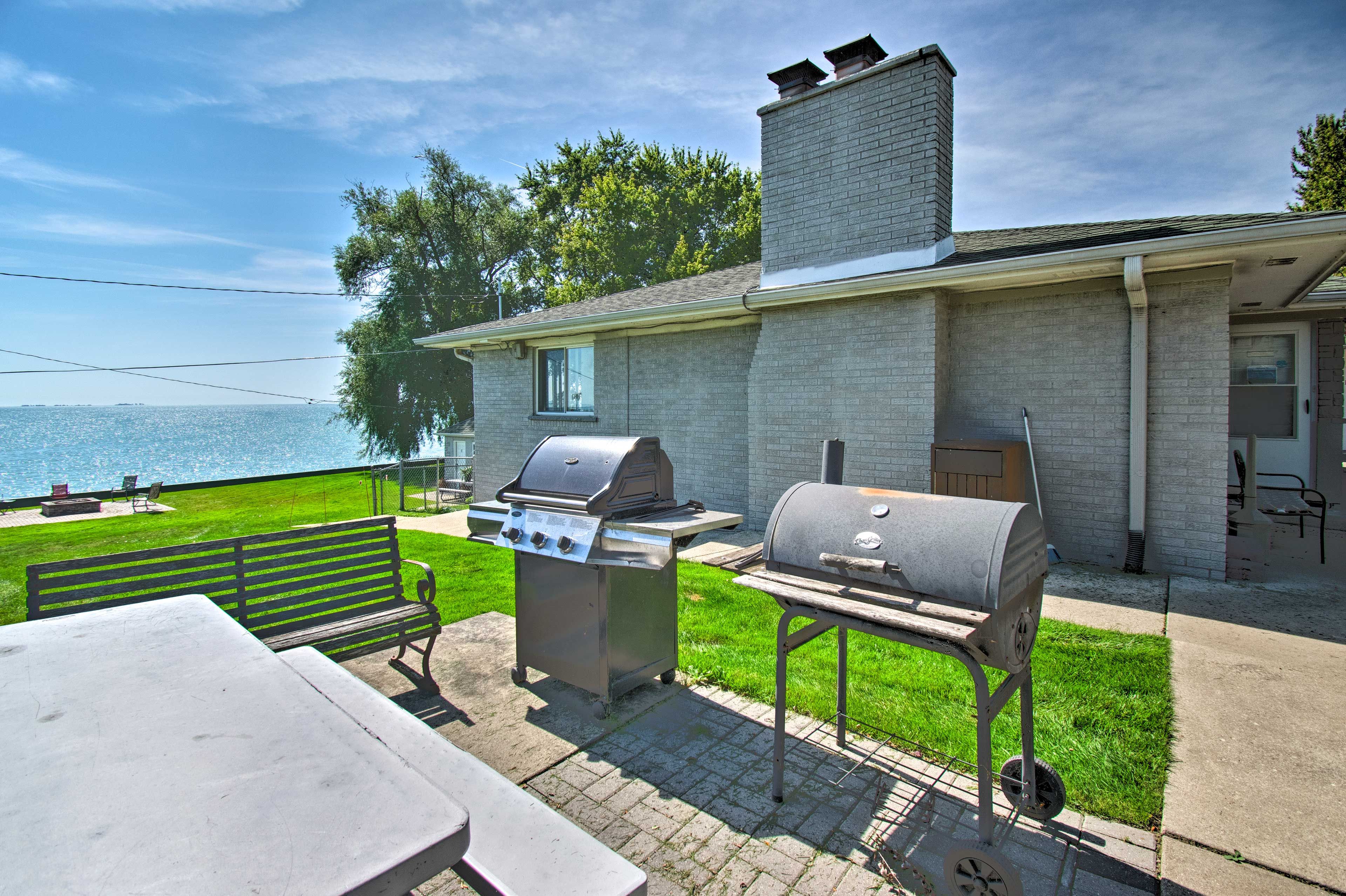 Fire up the grills for a cookout and make friends along the way.