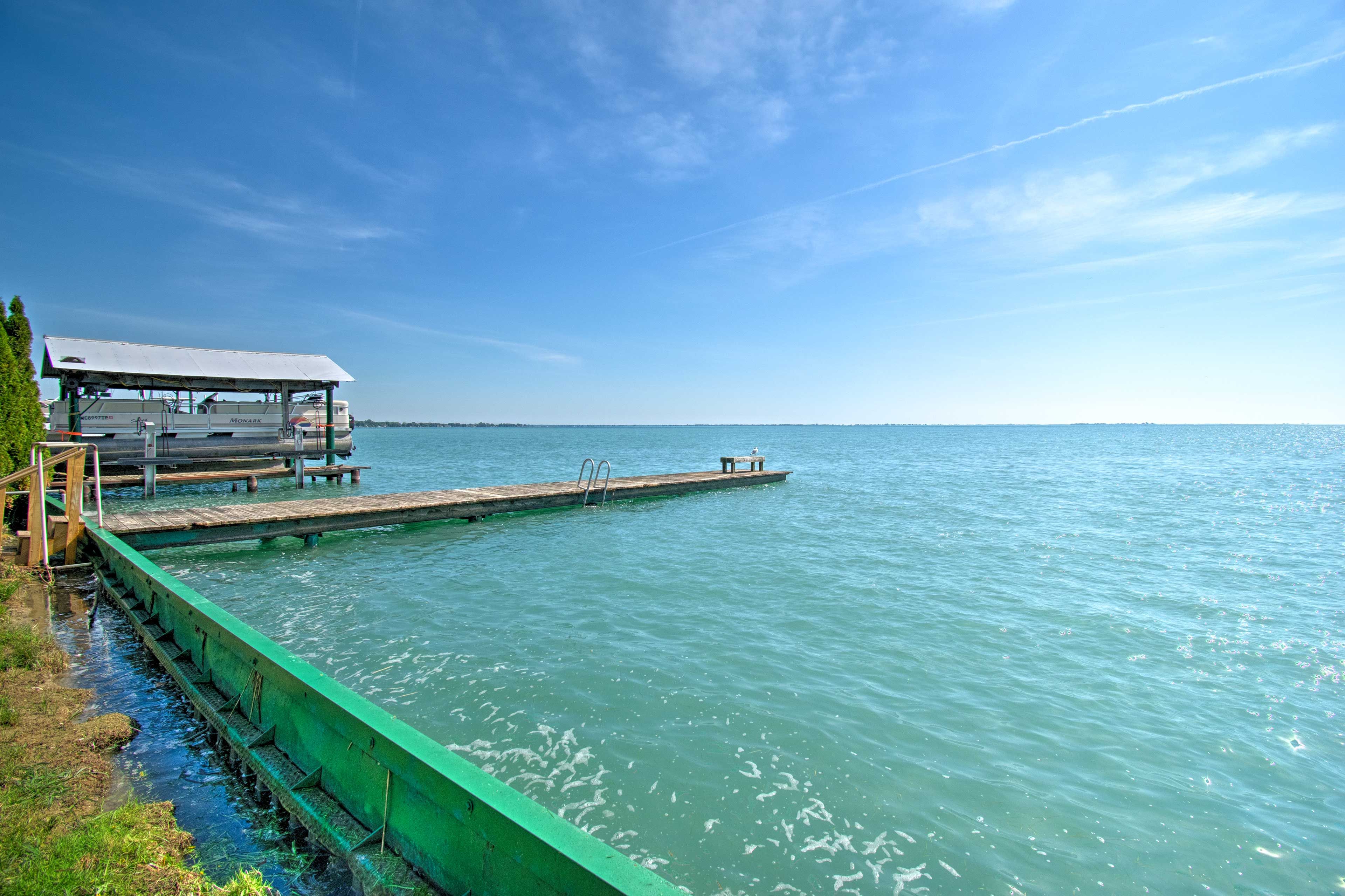 Throw on your bathing suit and go swimming!