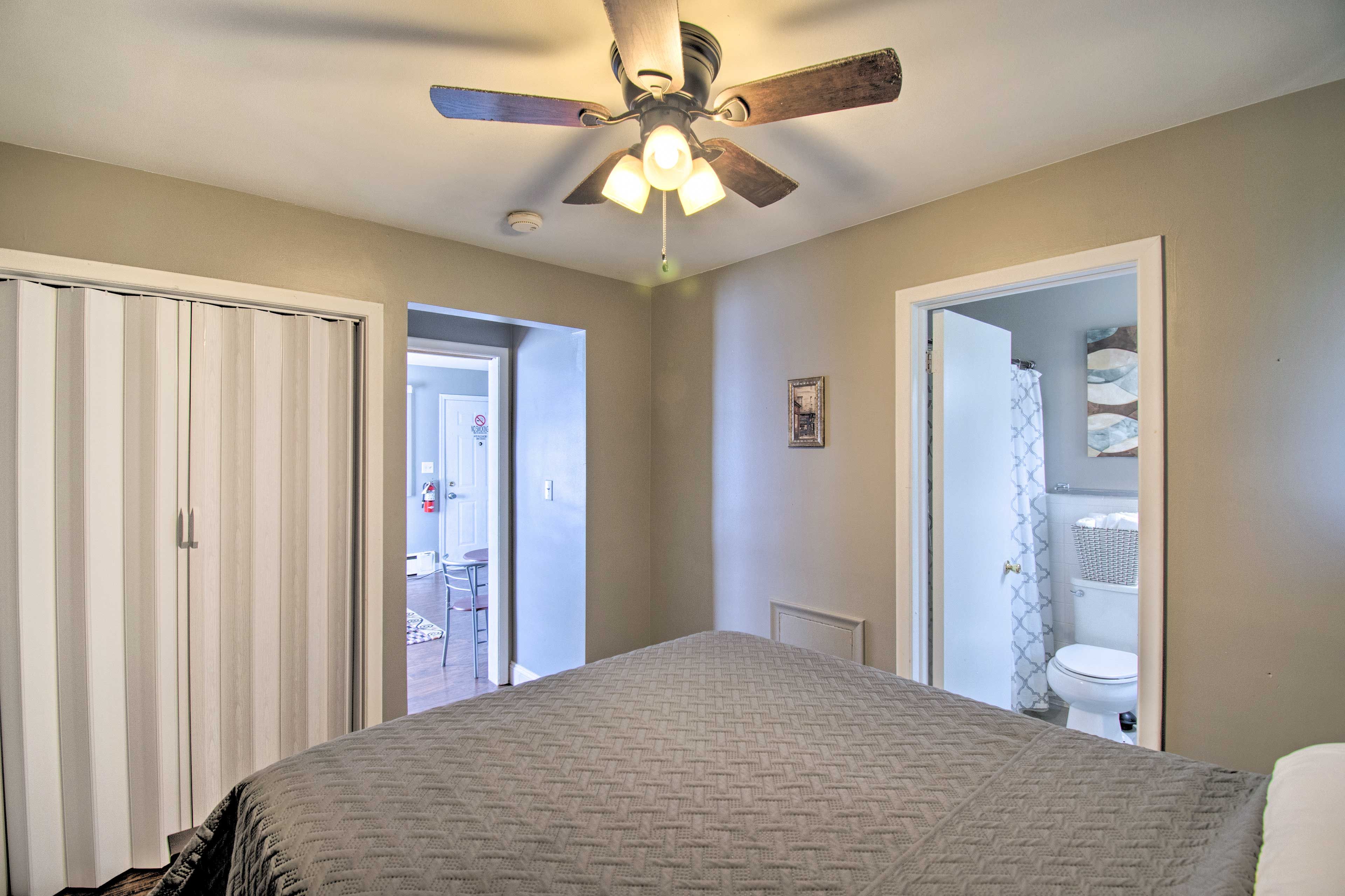 Easily navigate to the en-suite bathroom in the middle of the night.