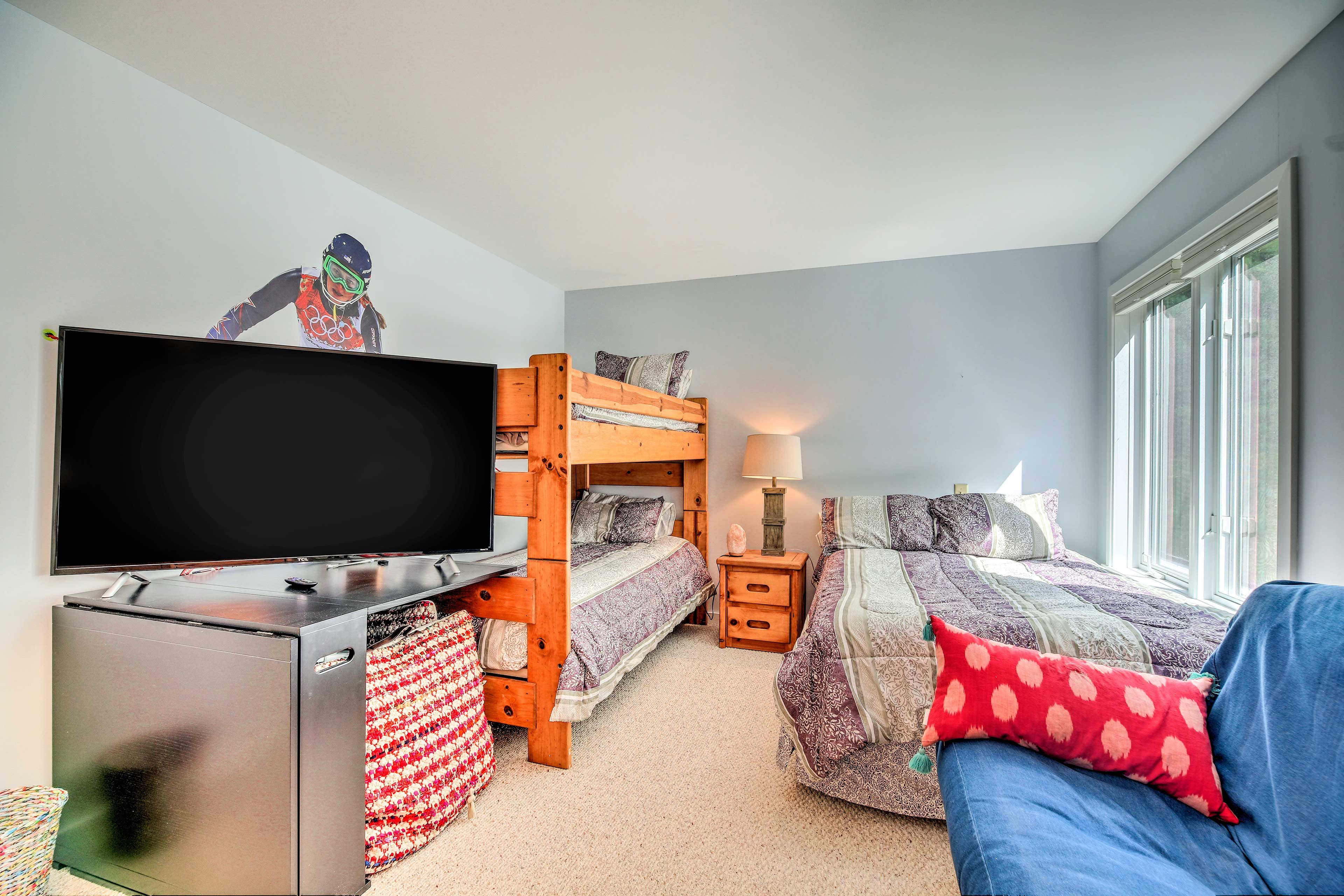 The room has a futon.