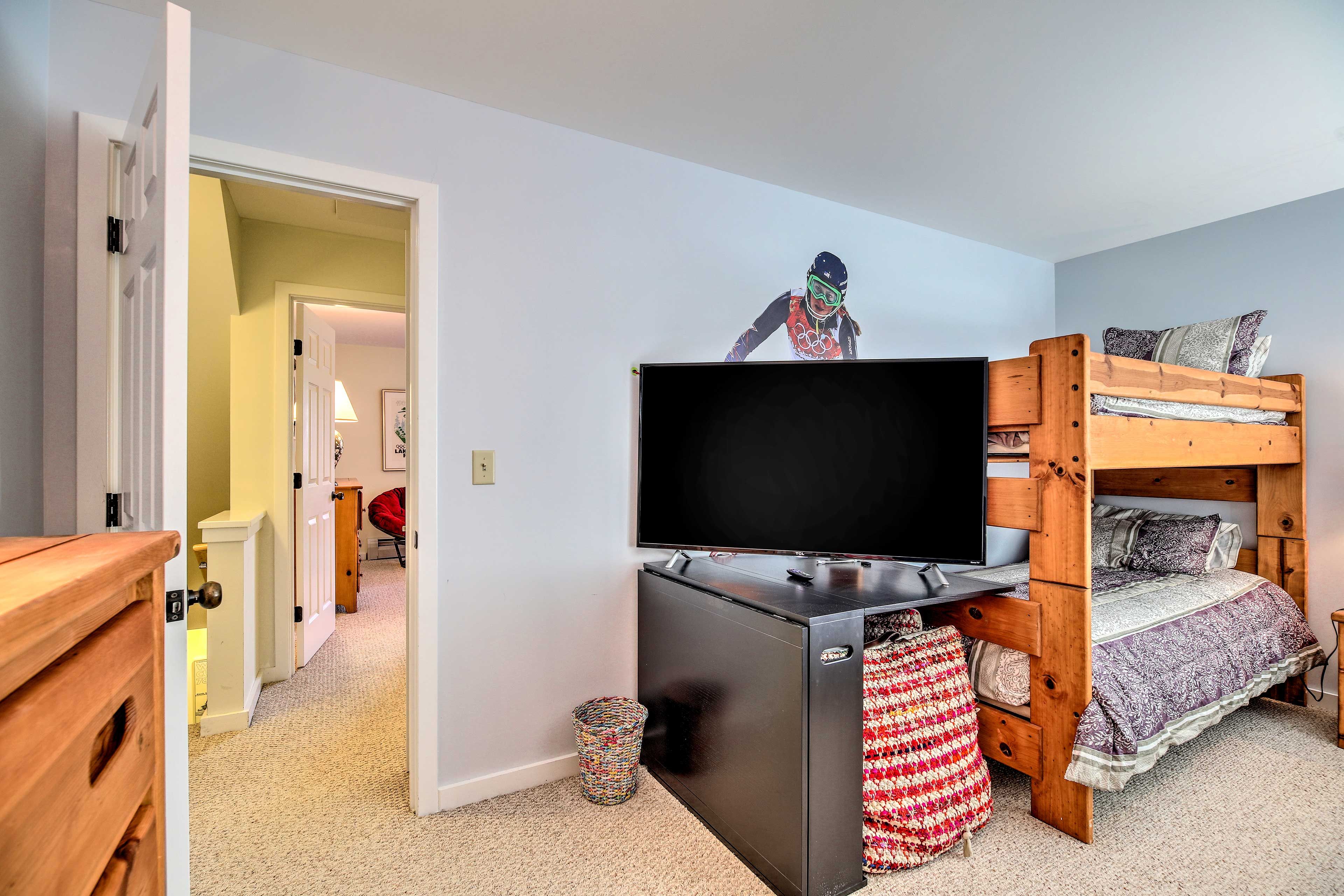Kids will love hanging out in this room.