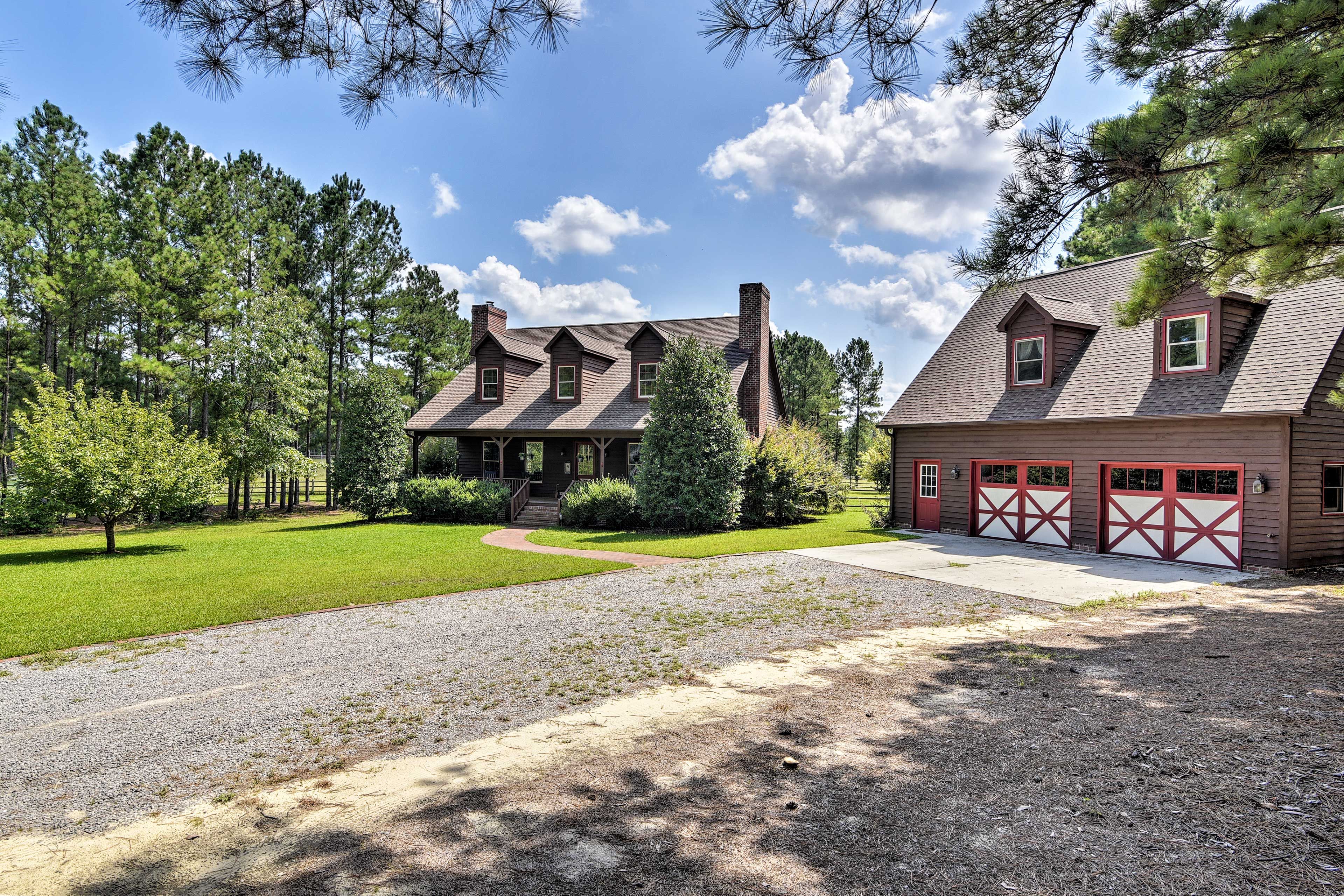 There is a second vacation rental available on site, which sleeps 6.