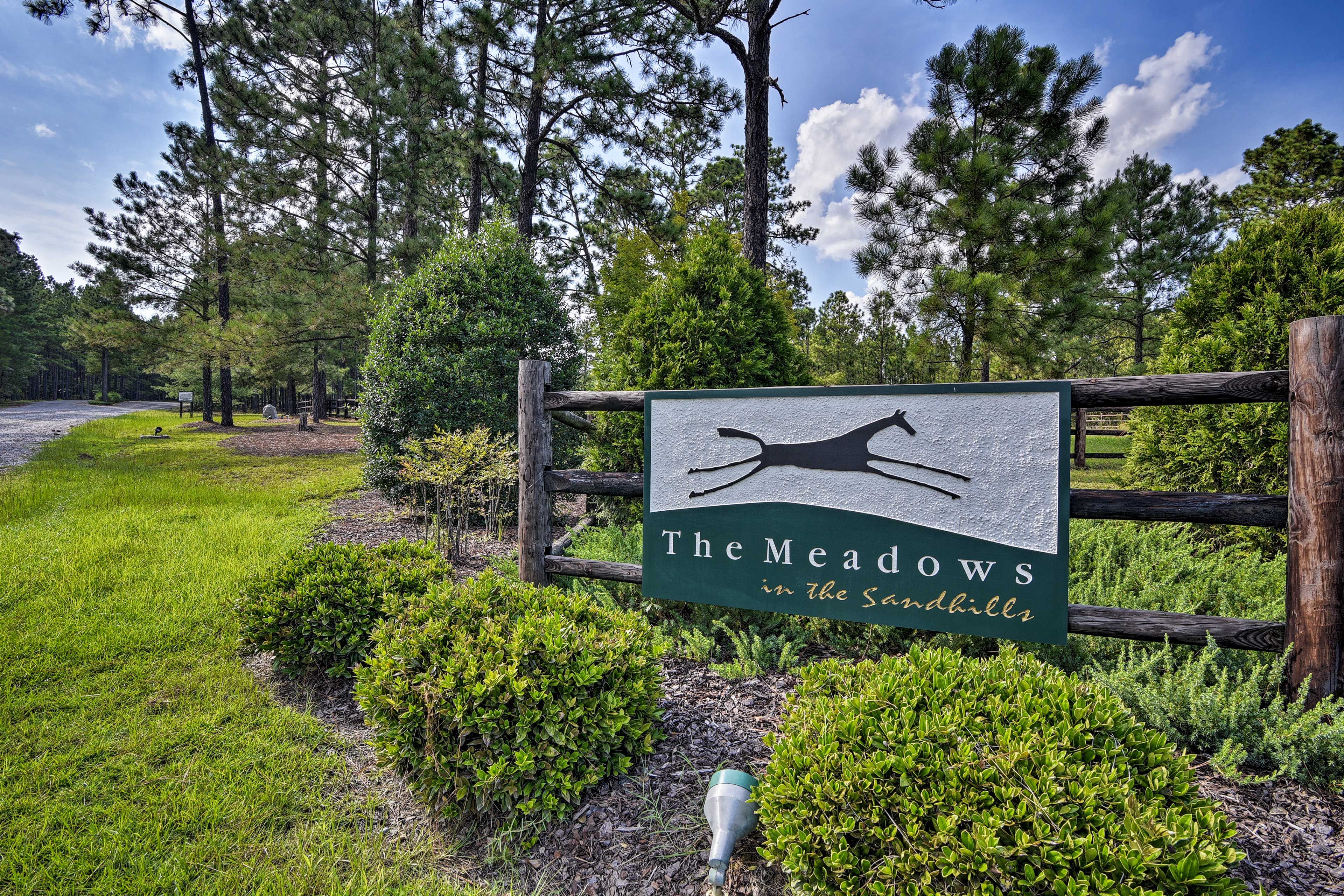 The Meadows community is a horseback rider's paradise!