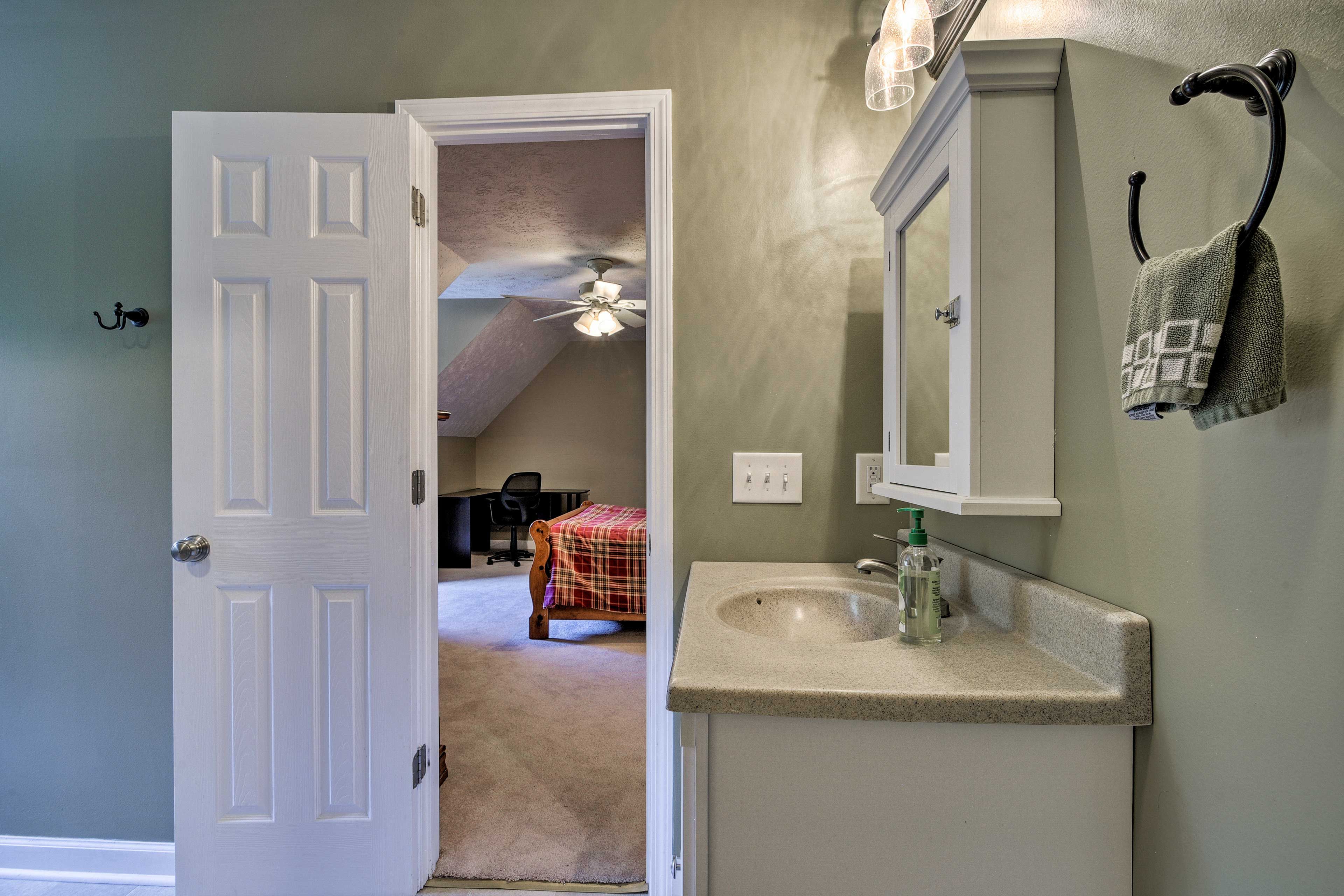 Enjoy the convenience of an en-suite bathroom.