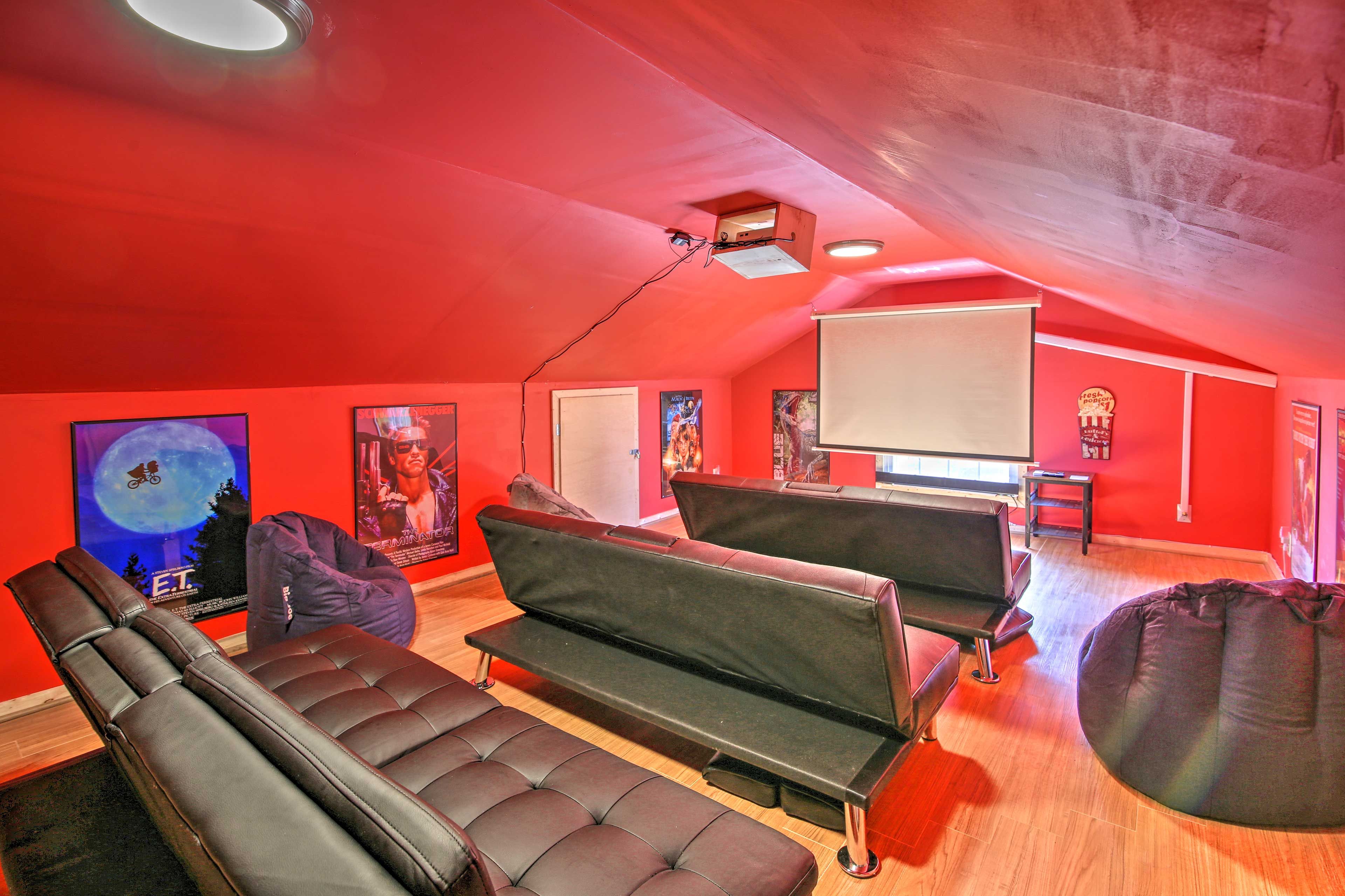Home Theater | Above Garage